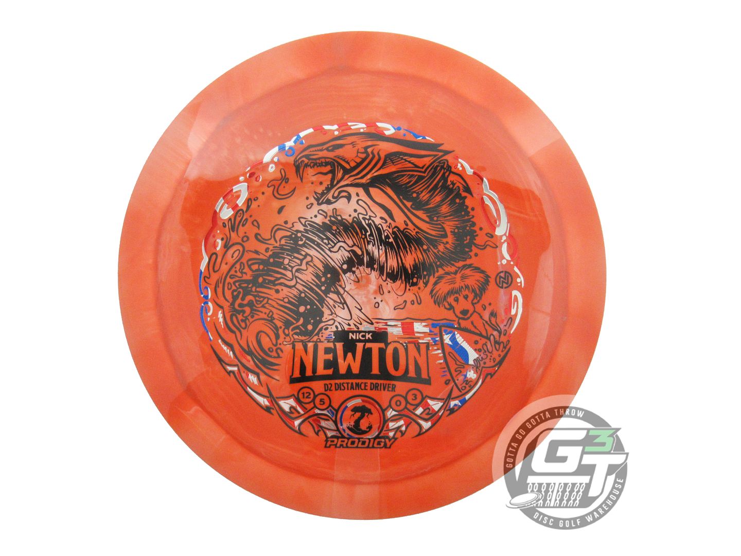 Prodigy Limited Edition 2025 Signature Series Nick Newton 400 Spectrum D2 Distance Driver Golf Disc (Individually Listed)