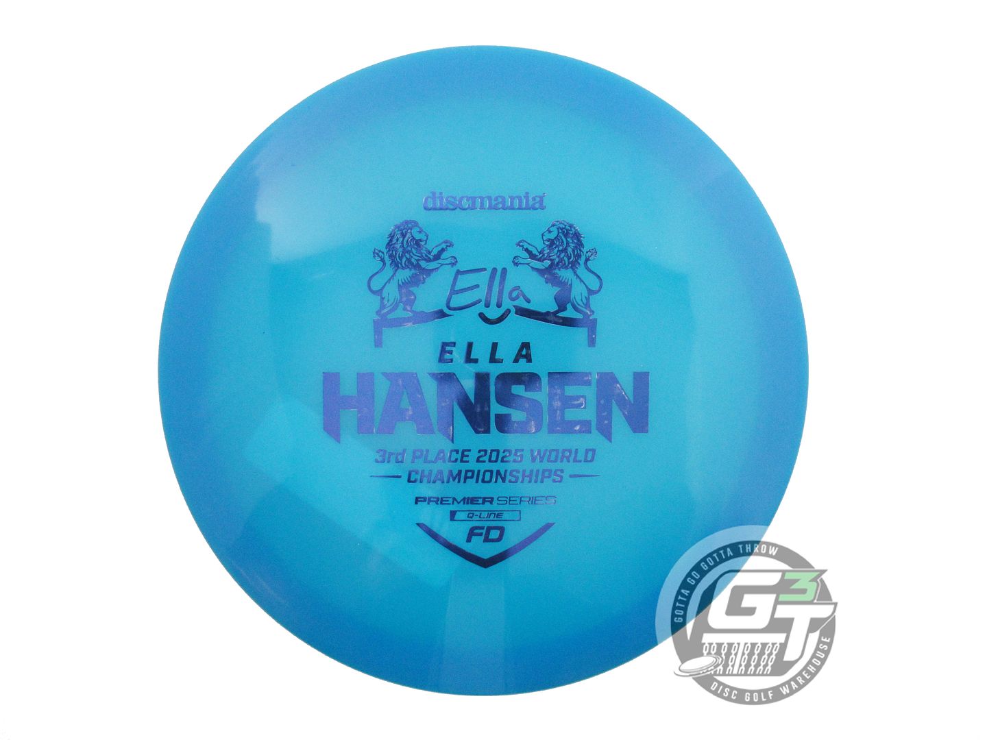 Discmania Limited Edition Premier Series Ella Hansen 2025 World Championships 3rd Place Q-Line FD Fairway Driver Golf Disc (Individually Listed)