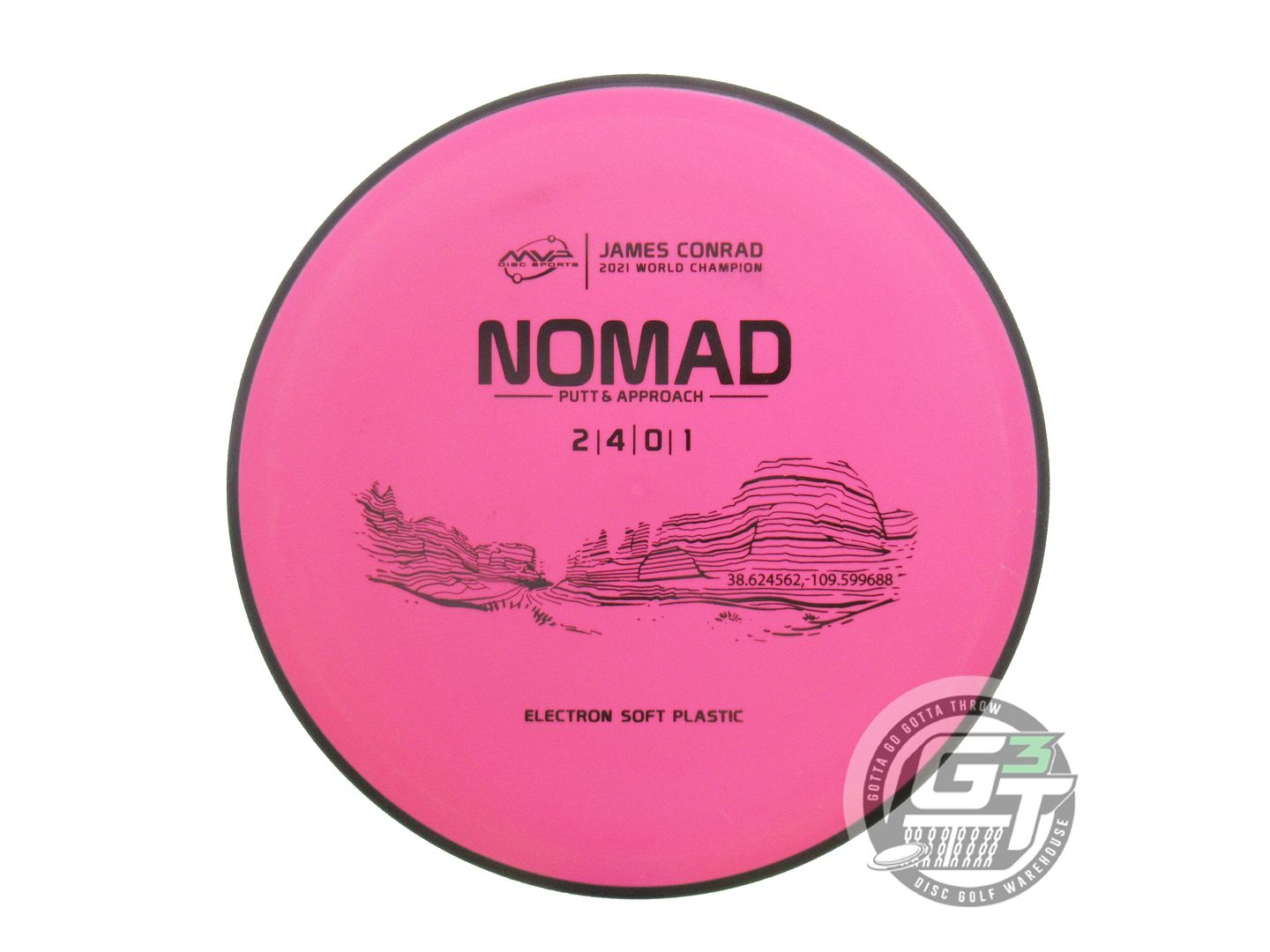 MVP Electron Soft Nomad [James Conrad 1X] Putter Golf Disc (Individually Listed)