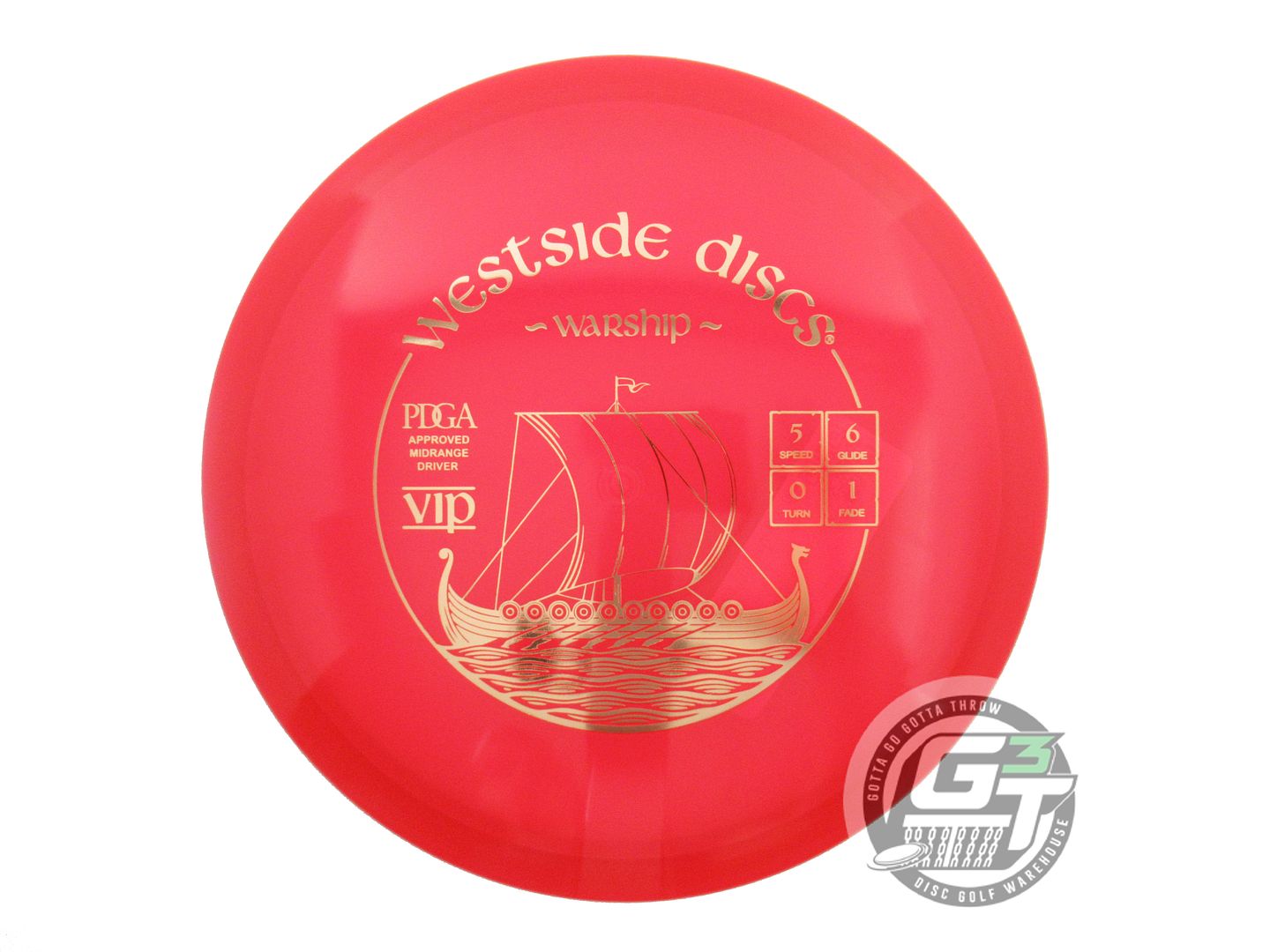 Westside VIP Warship Midrange Golf Disc (Individually Listed)