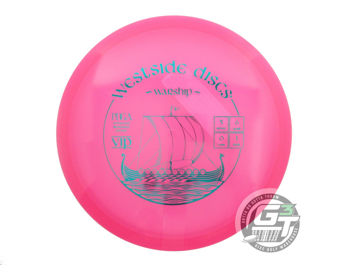 Westside VIP Warship Midrange Golf Disc (Individually Listed)