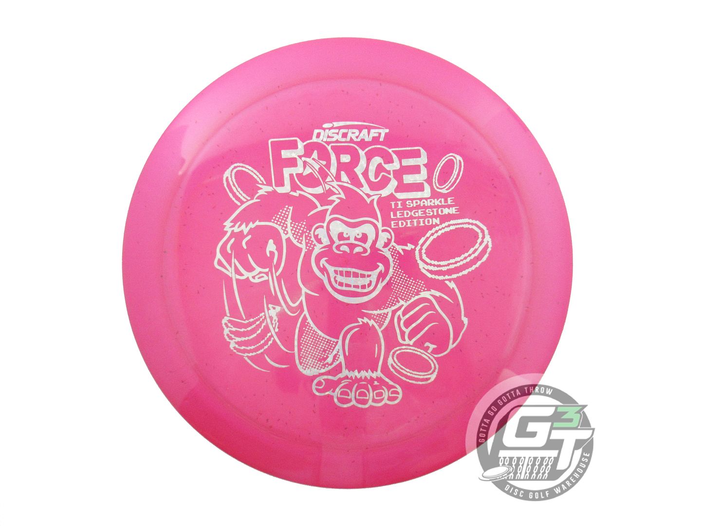 Discraft Limited Edition 2024 Ledgestone Open Sparkle Titanium Force Distance Driver Golf Disc (Individually Listed)