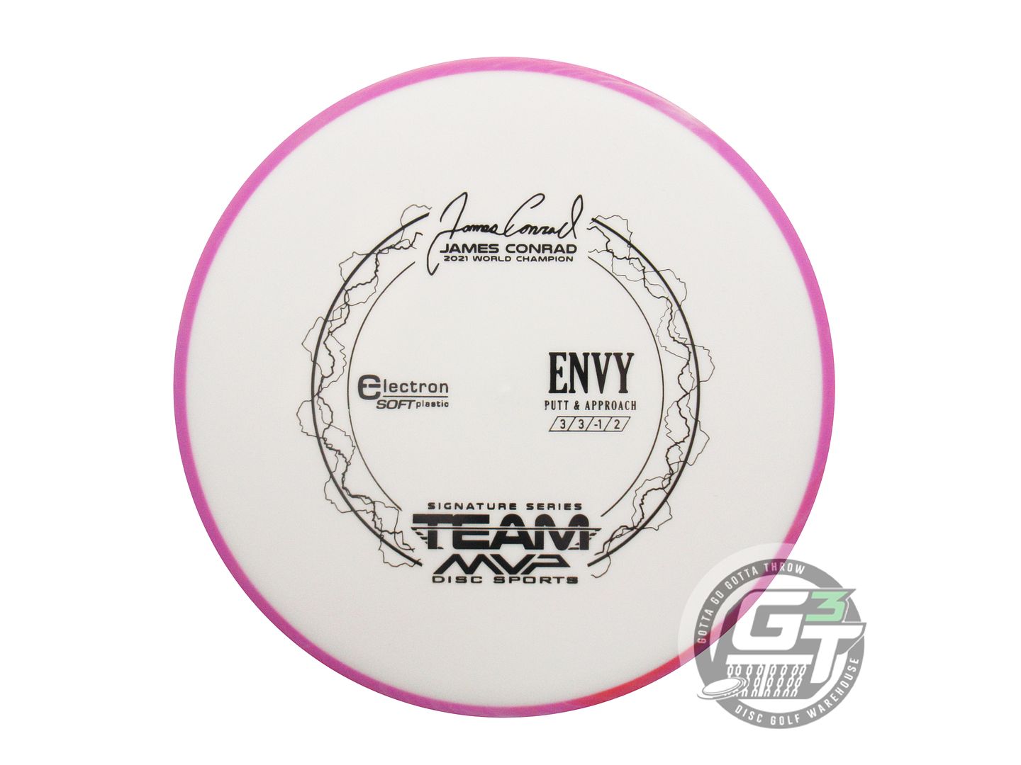 Axiom Electron Soft Envy [James Conrad 1X] Putter Golf Disc (Individually Listed)