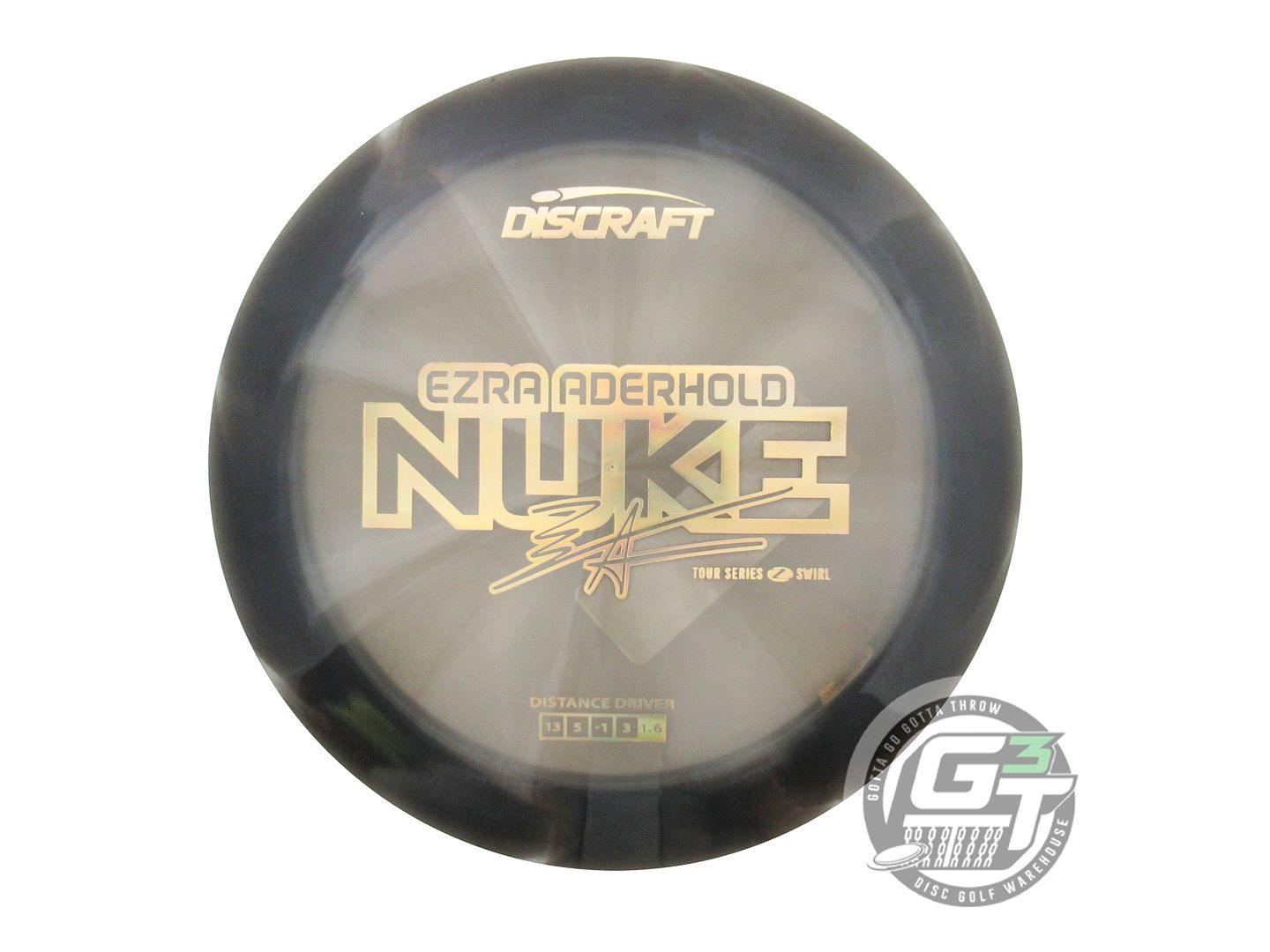 Discraft Limited Edition 2025 Tour Series Ezra Aderhold Swirl Elite Z Nuke Distance Driver Golf Disc (Individually Listed)