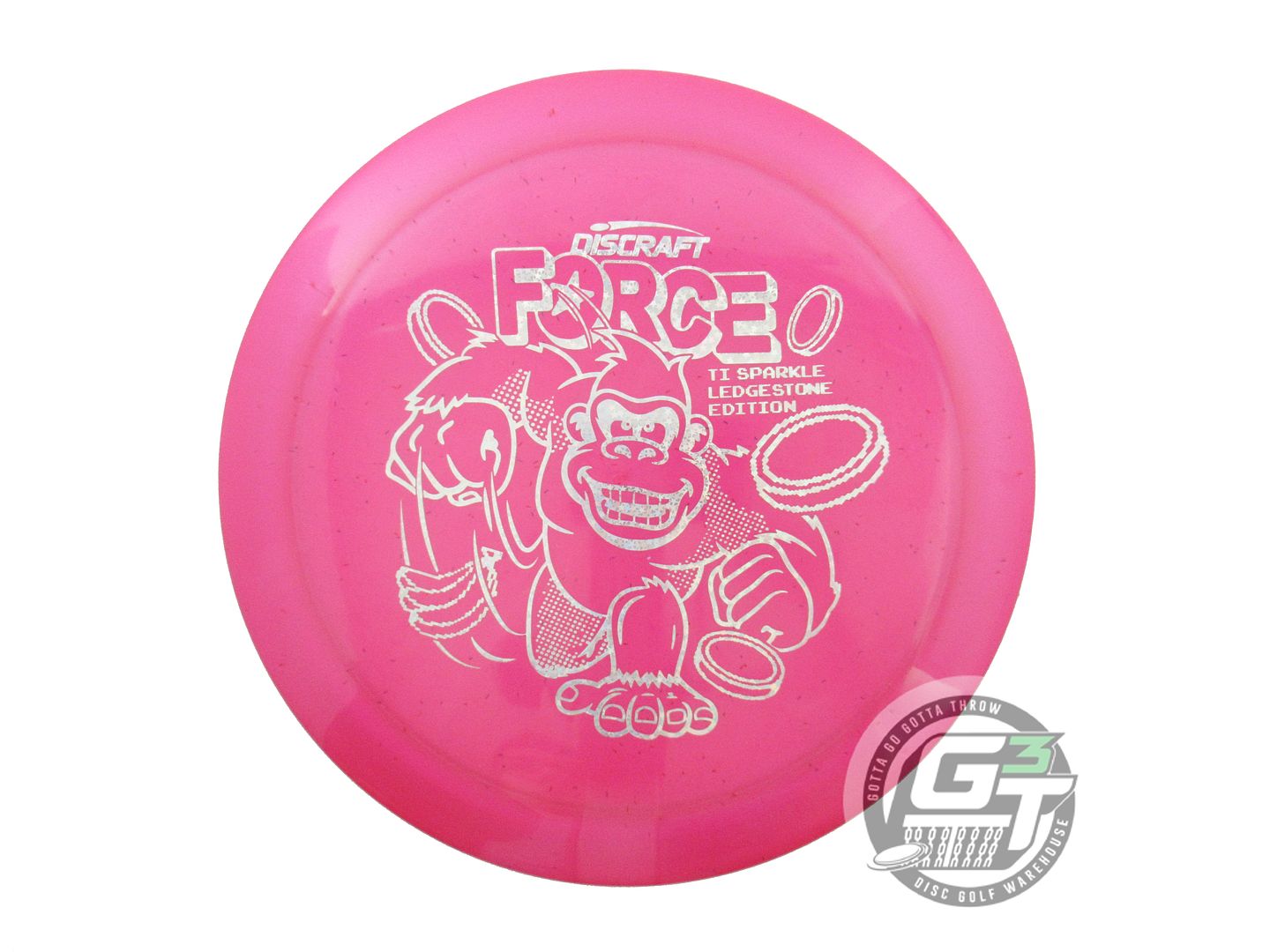 Discraft Limited Edition 2024 Ledgestone Open Sparkle Titanium Force Distance Driver Golf Disc (Individually Listed)