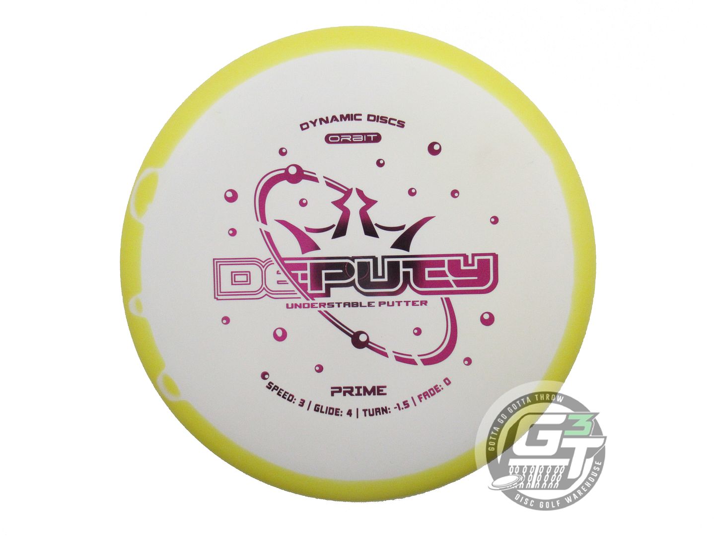 Dynamic Discs Prime Orbit Deputy Putter Golf Disc (Individually Listed)