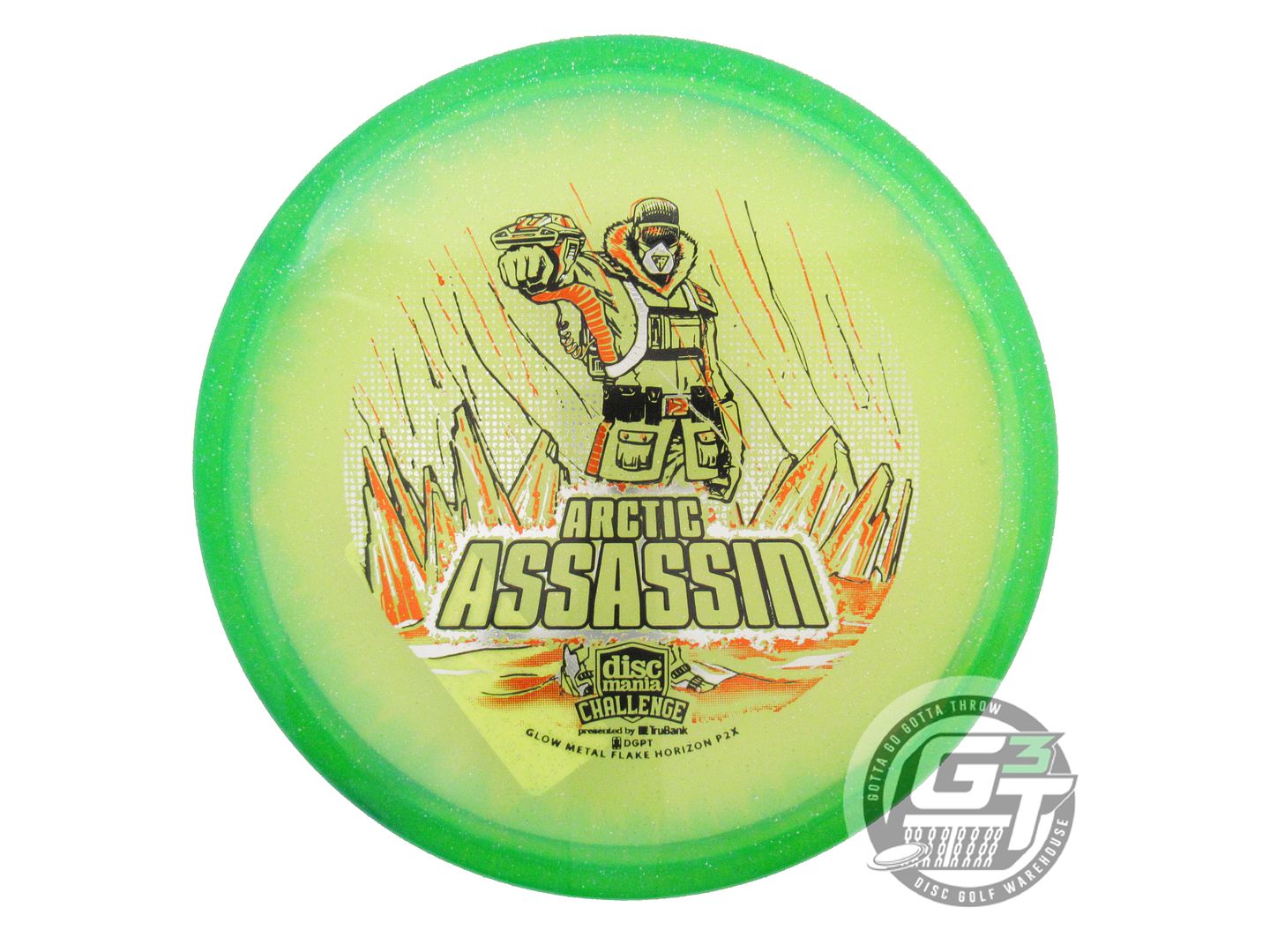 Discmania Limited Edition 2026 Discmania Challenge Arctic Assassin Horizon Metal Flake C-Line P2x Putt & Approach Putter Golf Disc (Individually Listed)
