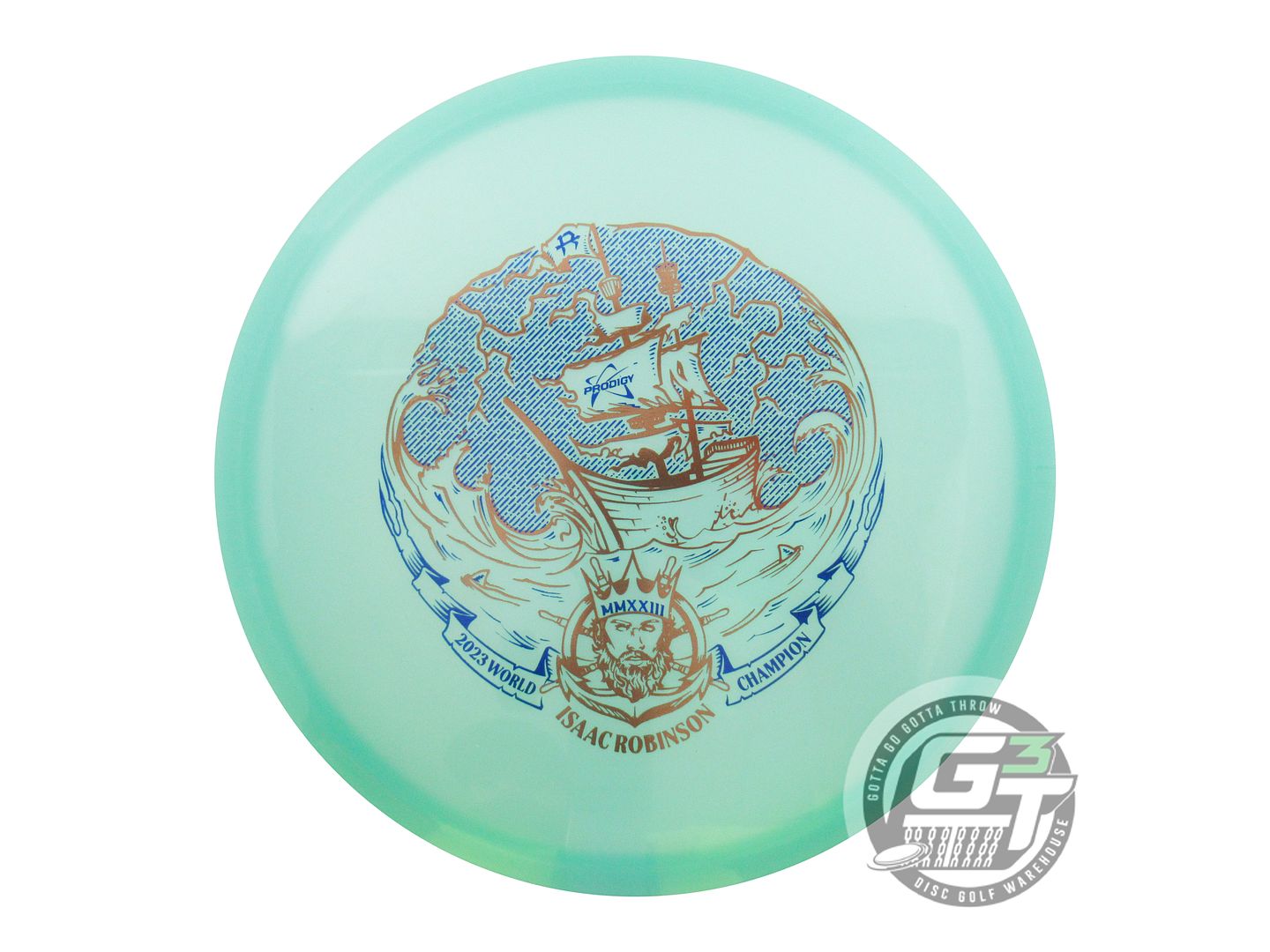 Prodigy Limited Edition Isaac Robinson 2023 PDGA World Champion Smuggler's Pursuit Stamp 500 Series Archive Midrange Golf Disc (Individually Listed)