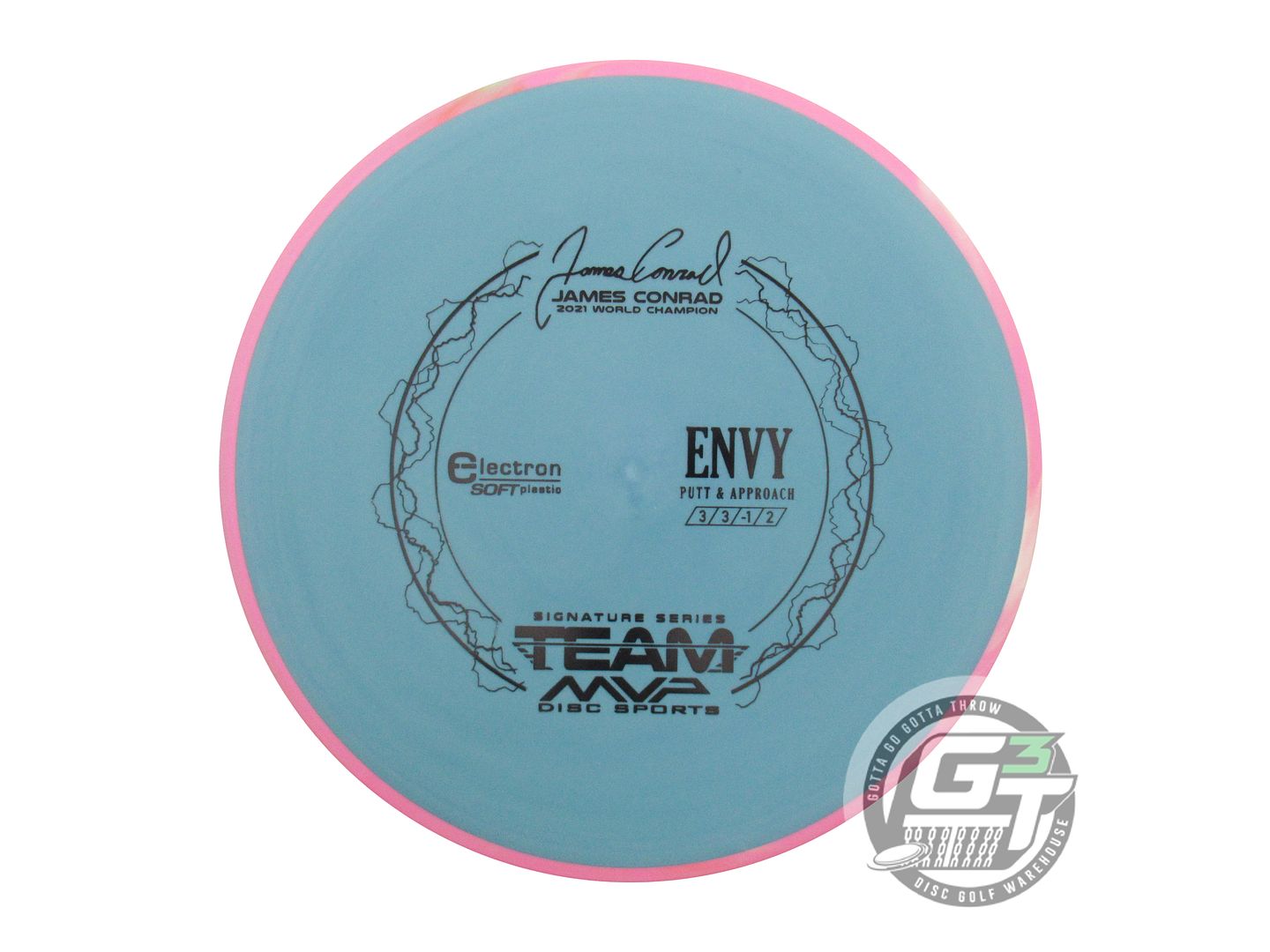 Axiom Electron Soft Envy [James Conrad 1X] Putter Golf Disc (Individually Listed)