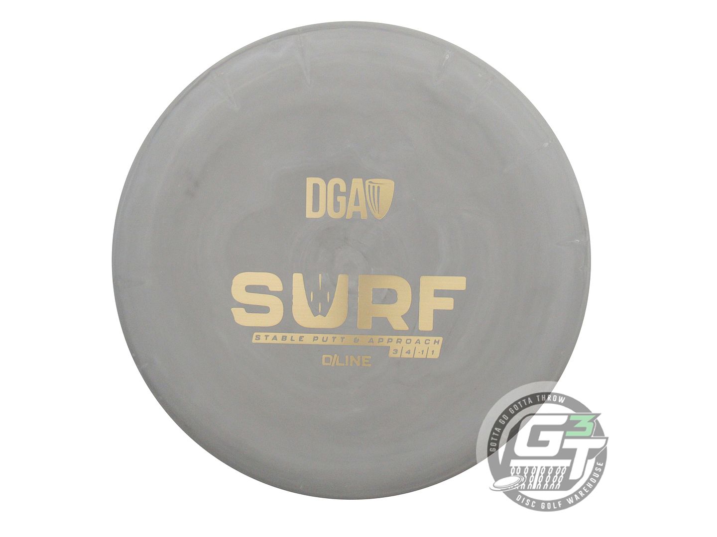 DGA D-Line Surf Putter Golf Disc (Individually Listed)
