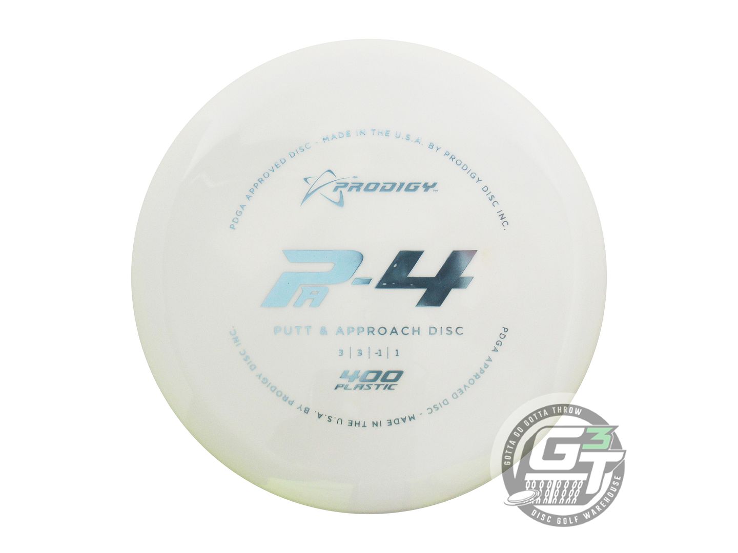 Prodigy 400 Series PA4 Putter Golf Disc (Individually Listed)