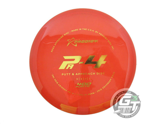 Prodigy 400 Series PA4 Putter Golf Disc (Individually Listed)