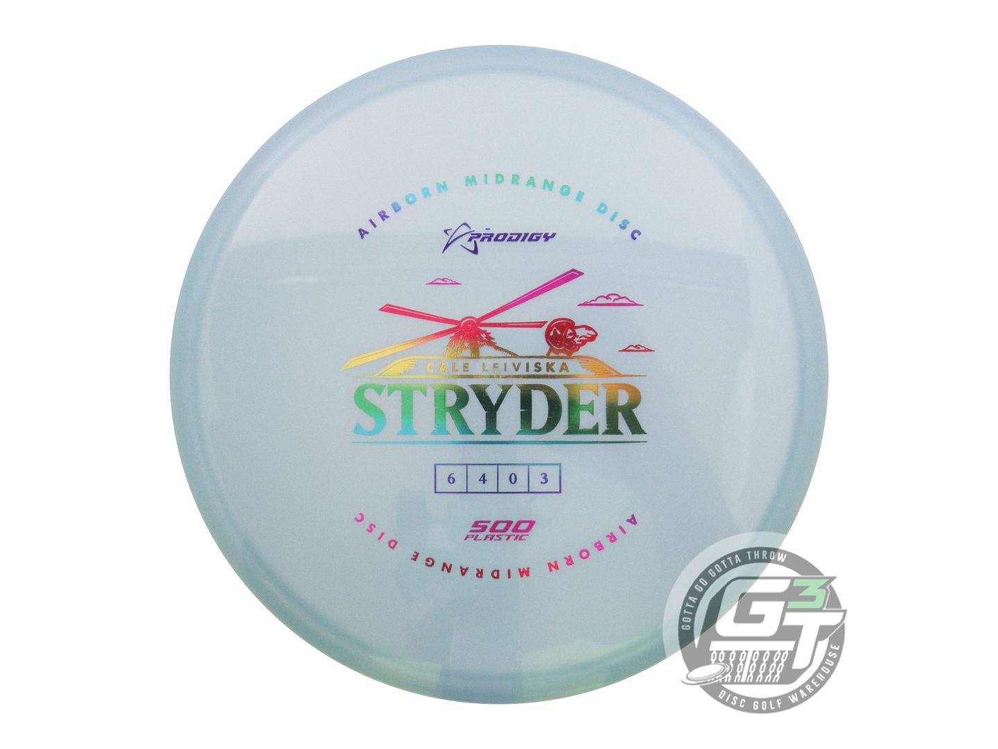 Prodigy Collab Series Cale Leiviska 500 Series Stryder Midrange Golf Disc (Individually Listed)