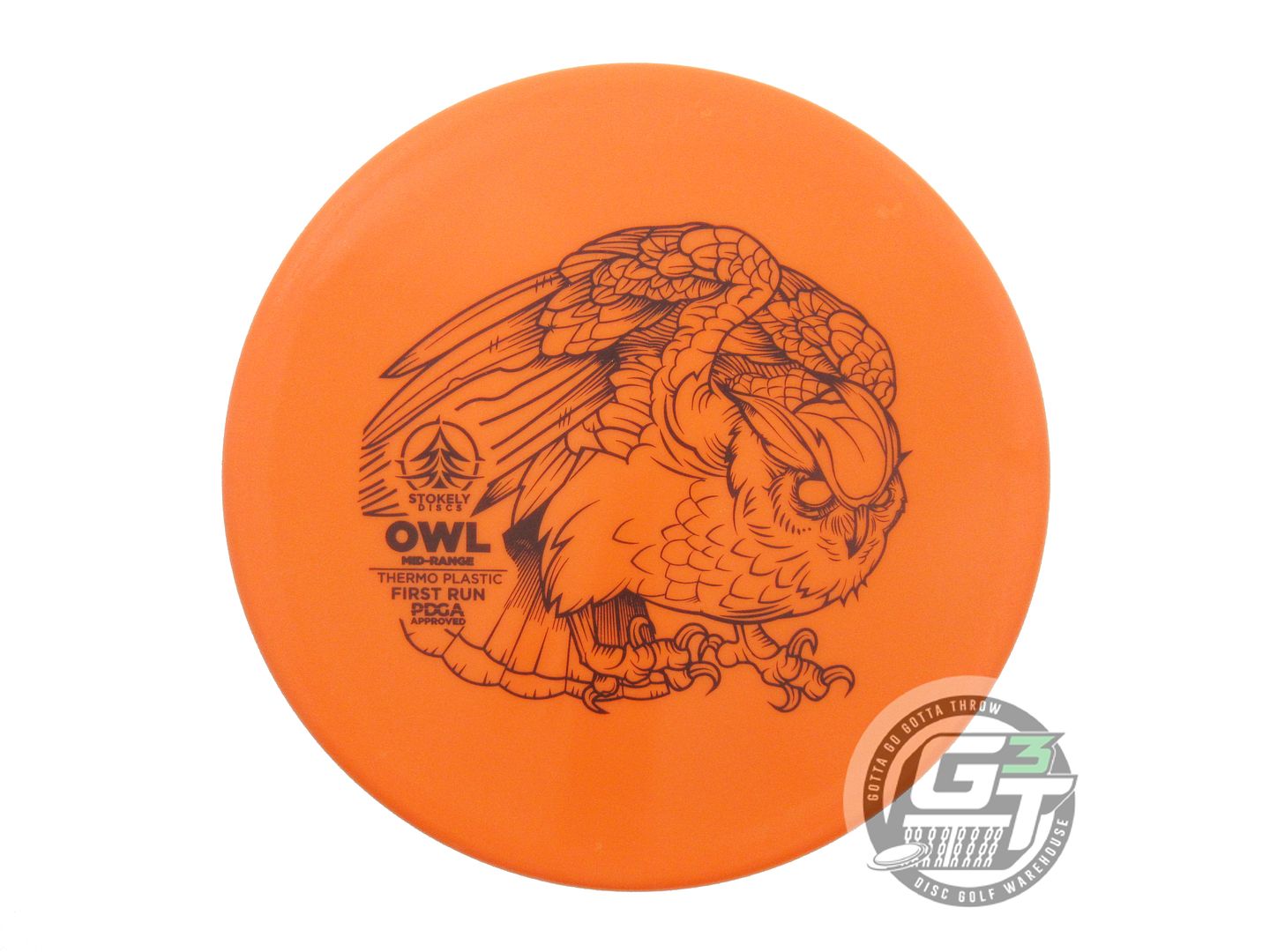 Stokely First Run Thermo Owl Midrange Golf Disc (Individually Listed)