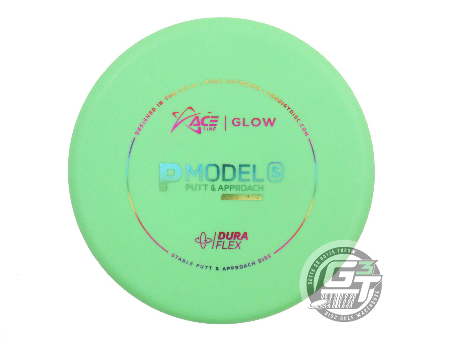 Prodigy Ace Line Glow DuraFlex P Model S Putter Golf Disc (Individually Listed)
