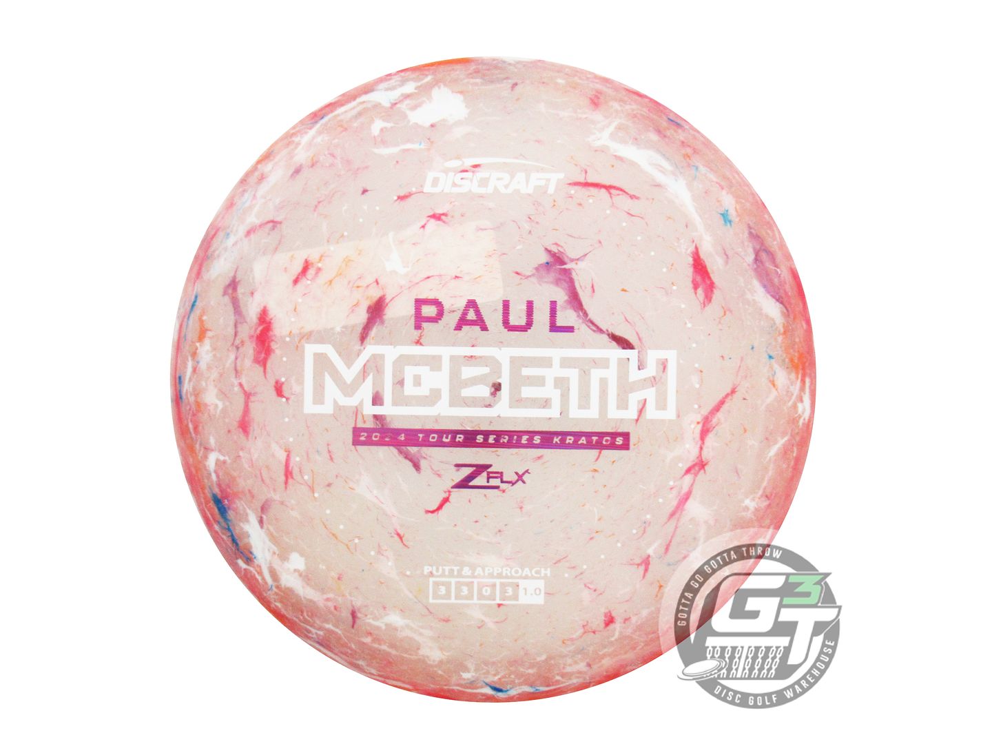 Discraft Limited Edition 2024 Tour Series Paul McBeth Jawbreaker Elite Z FLX Kratos Putter Golf Disc (Individually Listed)