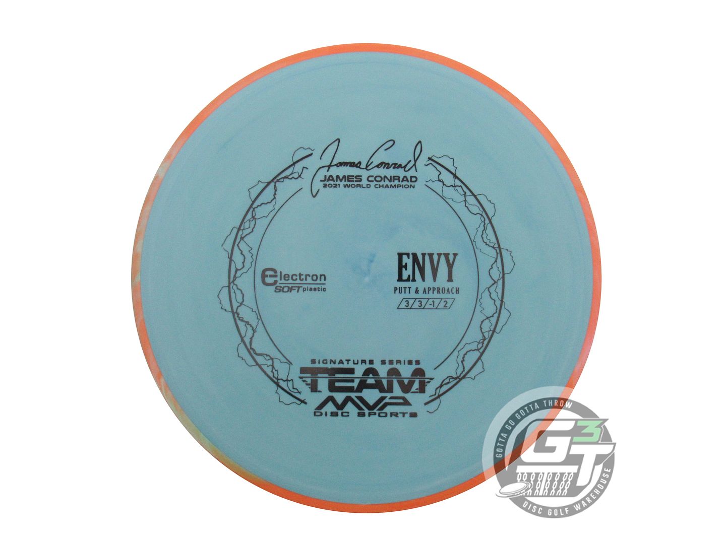 Axiom Electron Soft Envy [James Conrad 1X] Putter Golf Disc (Individually Listed)