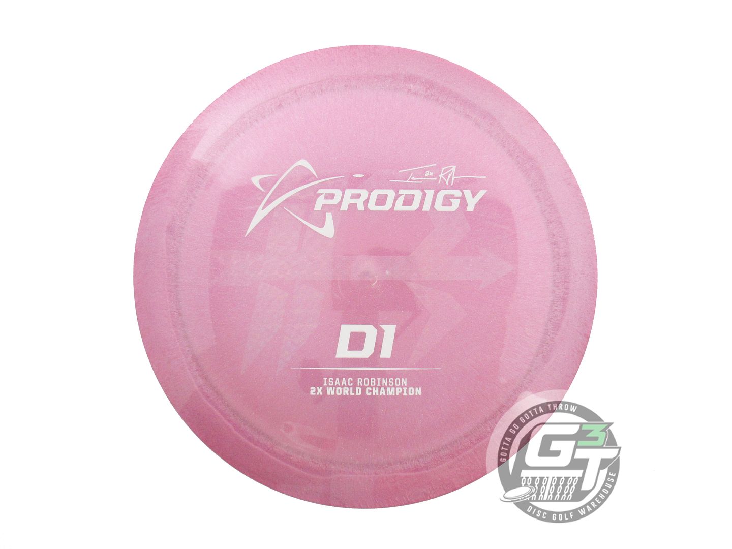 Prodigy Limited Edition Isaac Robinson 2024 PDGA World Champion Commemorative 2X Glimmer 500 Series D1 Distance Driver Golf Disc (Individually Listed)