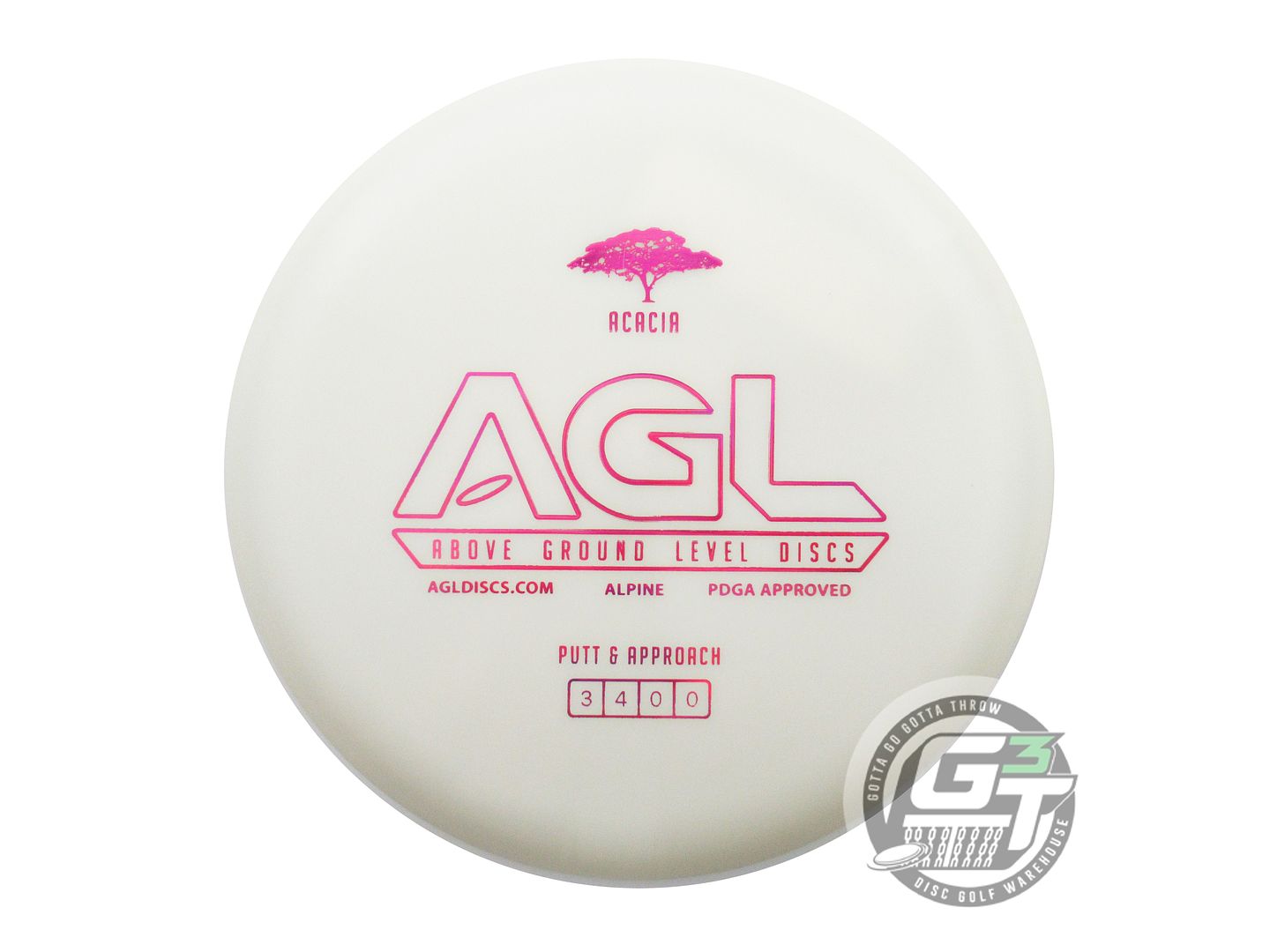 Above Ground Level Glow Alpine Acacia Putter Golf Disc (Individually Listed)