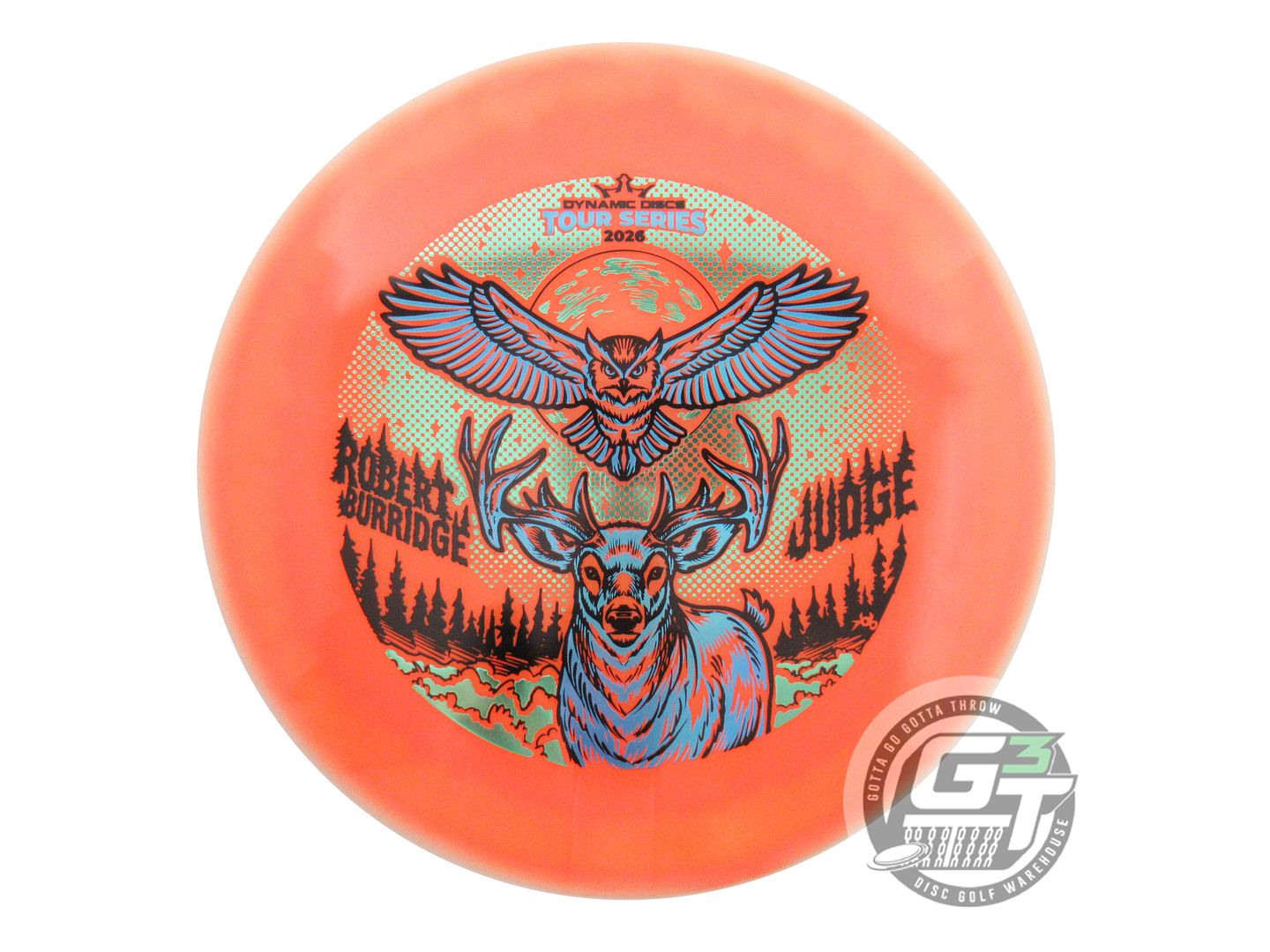 Dynamic Discs Limited Edition 2026 Team Series Robert Burridge Moonshine Glow Lucid-X Orbit Judge Putter Golf Disc (Individually Listed)