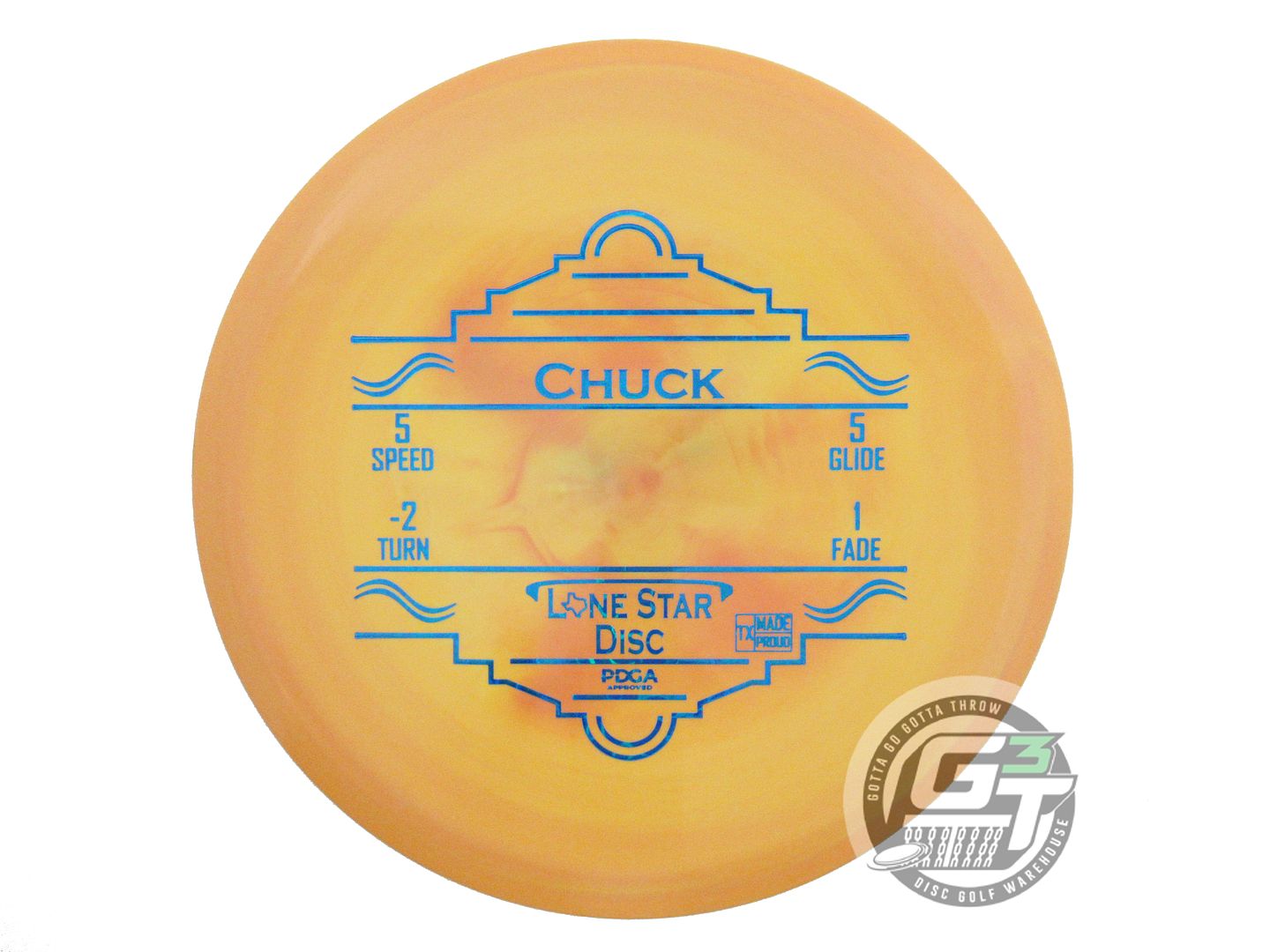 Lone Star Alpha Chuck Midrange Golf Disc (Individually Listed)