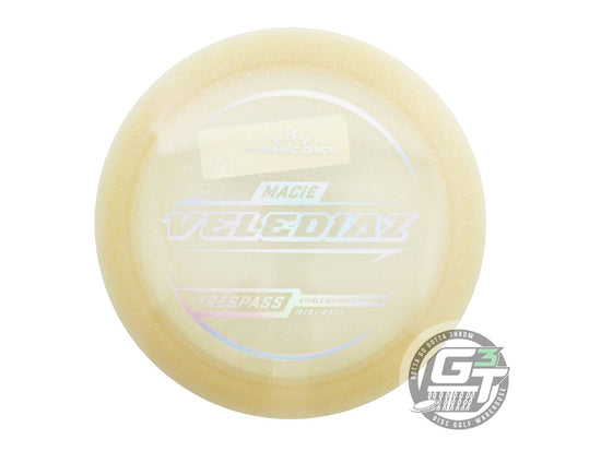 Dynamic Discs Limited Edition 2025 Team Series Macie Velediaz Gold Metal Flake Lucid Trespass Distance Driver Golf Disc (Individually Listed)