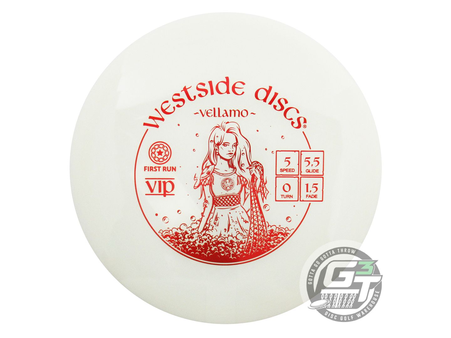 Westside First Run VIP Vellamo Midrange Golf Disc (Individually Listed)
