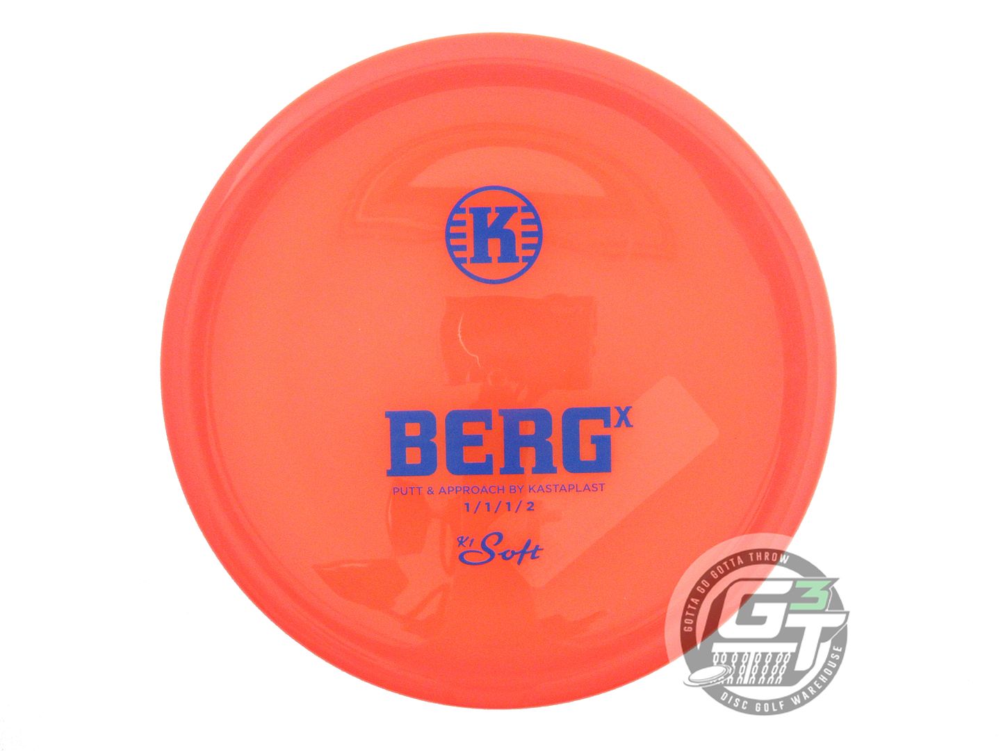 Kastaplast K1 Soft Berg X Putter Golf Disc (Individually Listed)