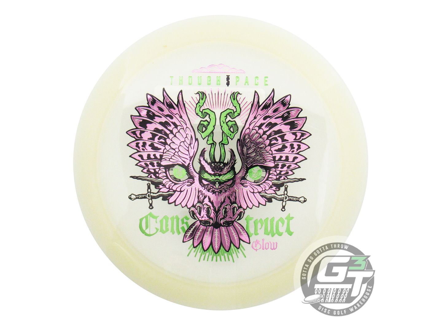 Thought Space Athletics Glow Construct Distance Driver Golf Disc (Individually Listed)