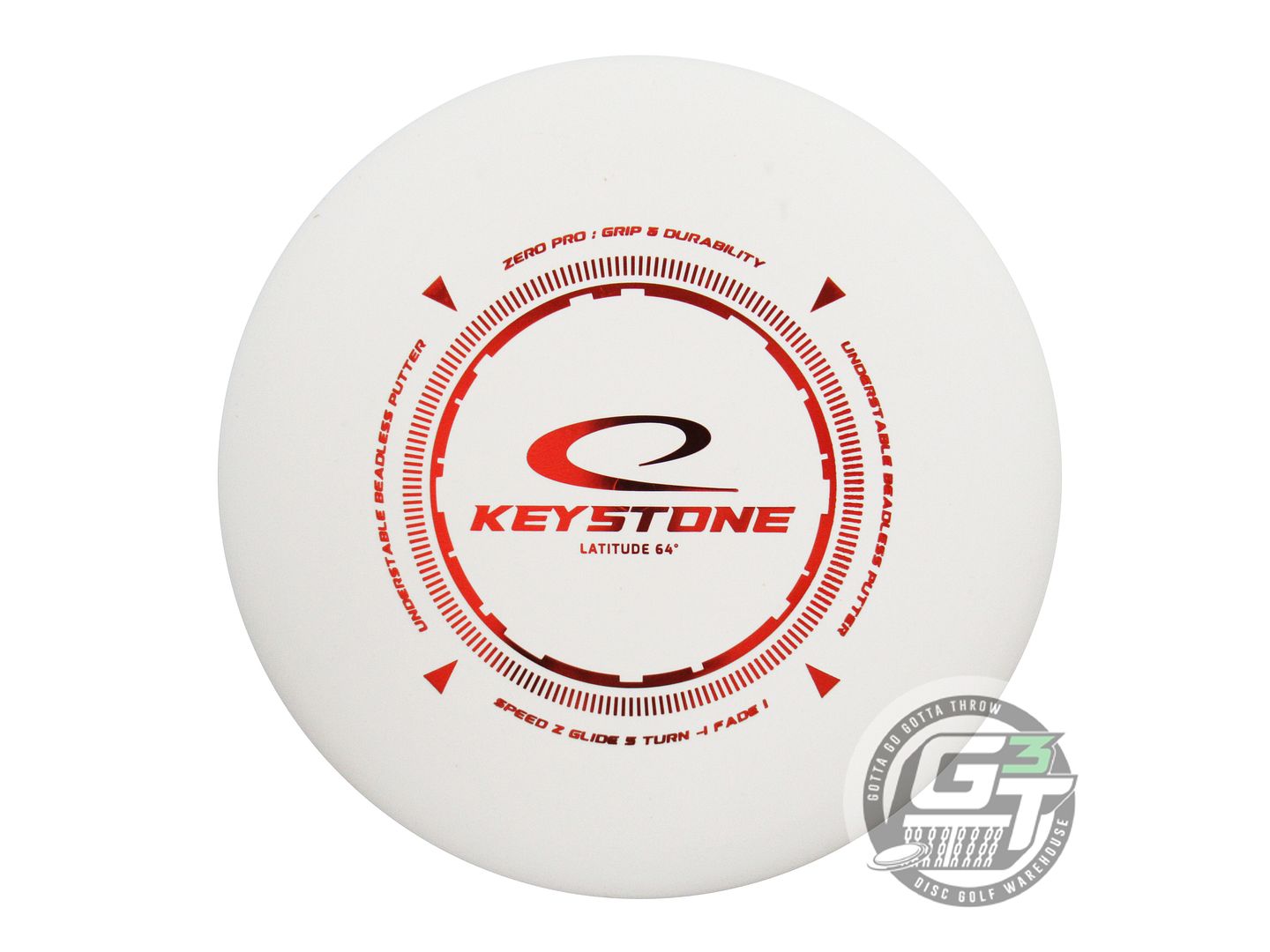 Latitude 64 Zero Pro Keystone Putter Golf Disc (Individually Listed)