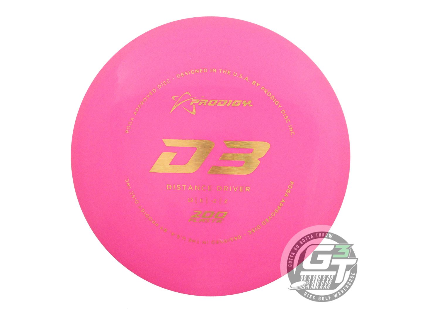 Prodigy 200 Series D3 Distance Driver Golf Disc (Individually Listed)