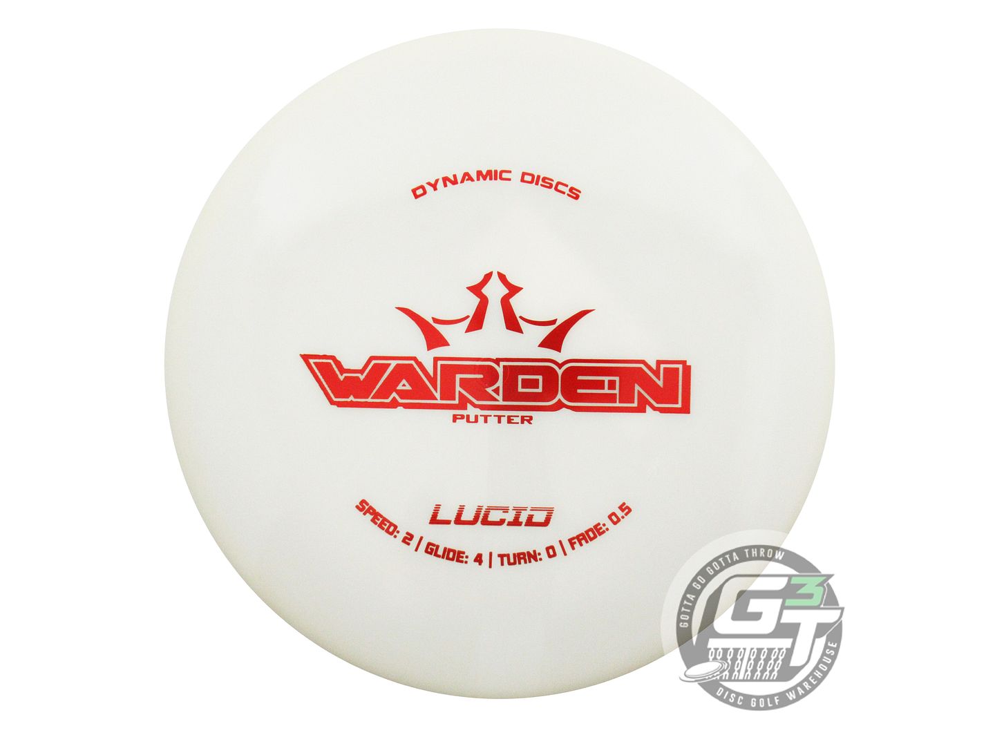 Dynamic Discs Lucid Warden Putter Golf Disc (Individually Listed)
