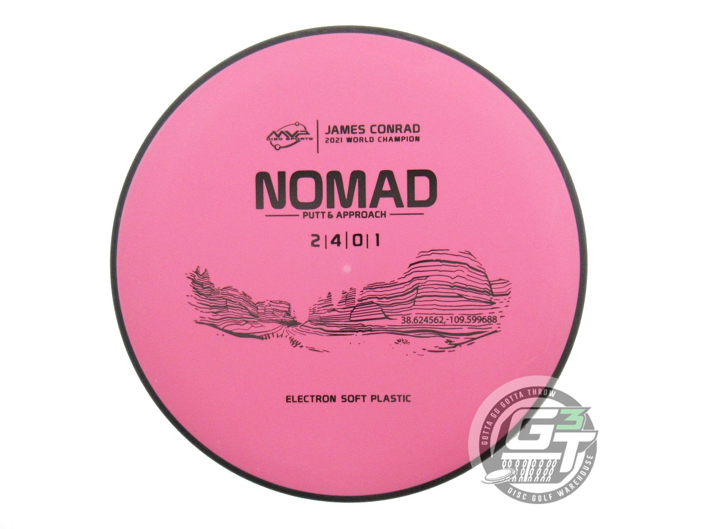 MVP Electron Soft Nomad [James Conrad 1X] Putter Golf Disc (Individually Listed)