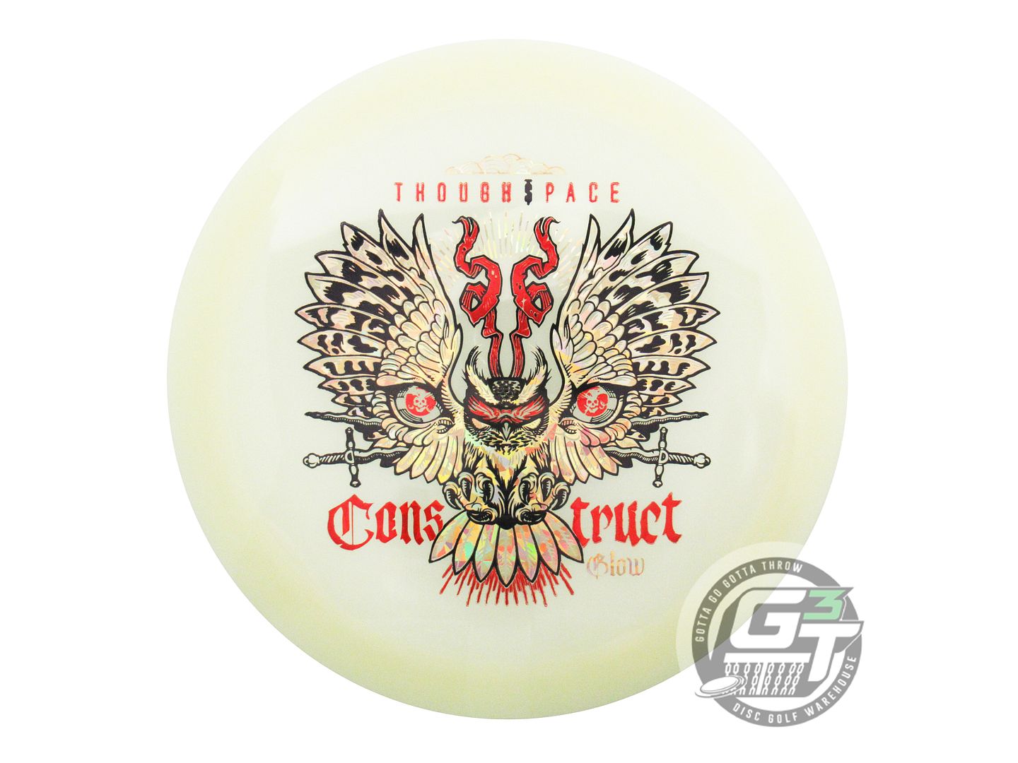 Thought Space Athletics Glow Construct Distance Driver Golf Disc (Individually Listed)