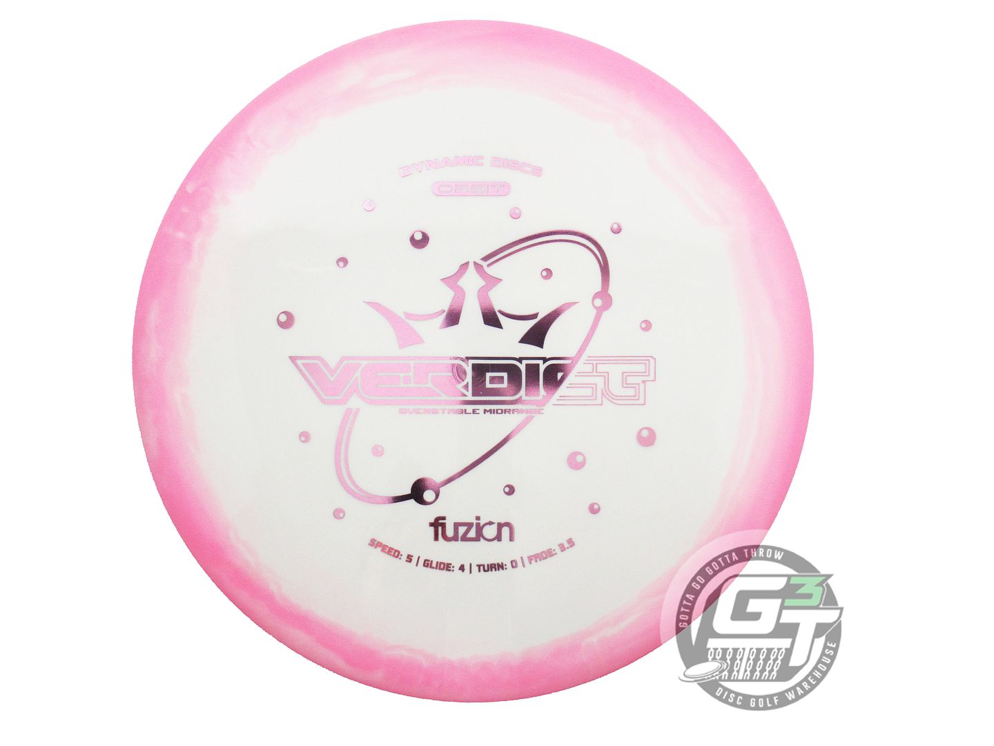 Dynamic Discs Fuzion Orbit Verdict Midrange Golf Disc (Individually Listed)