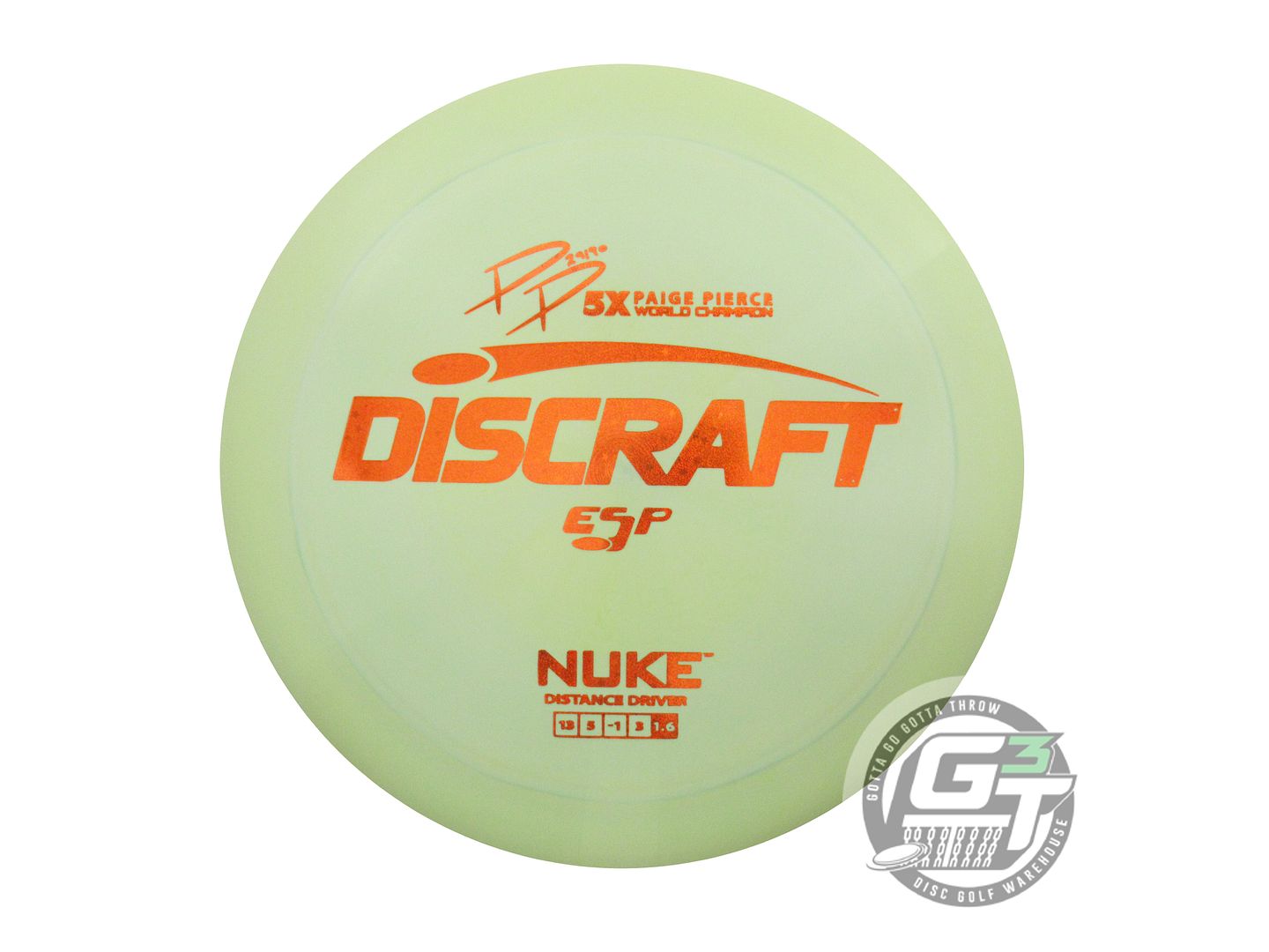 Discraft ESP Nuke [Paige Pierce 5X] Distance Driver Golf Disc (Individually Listed)