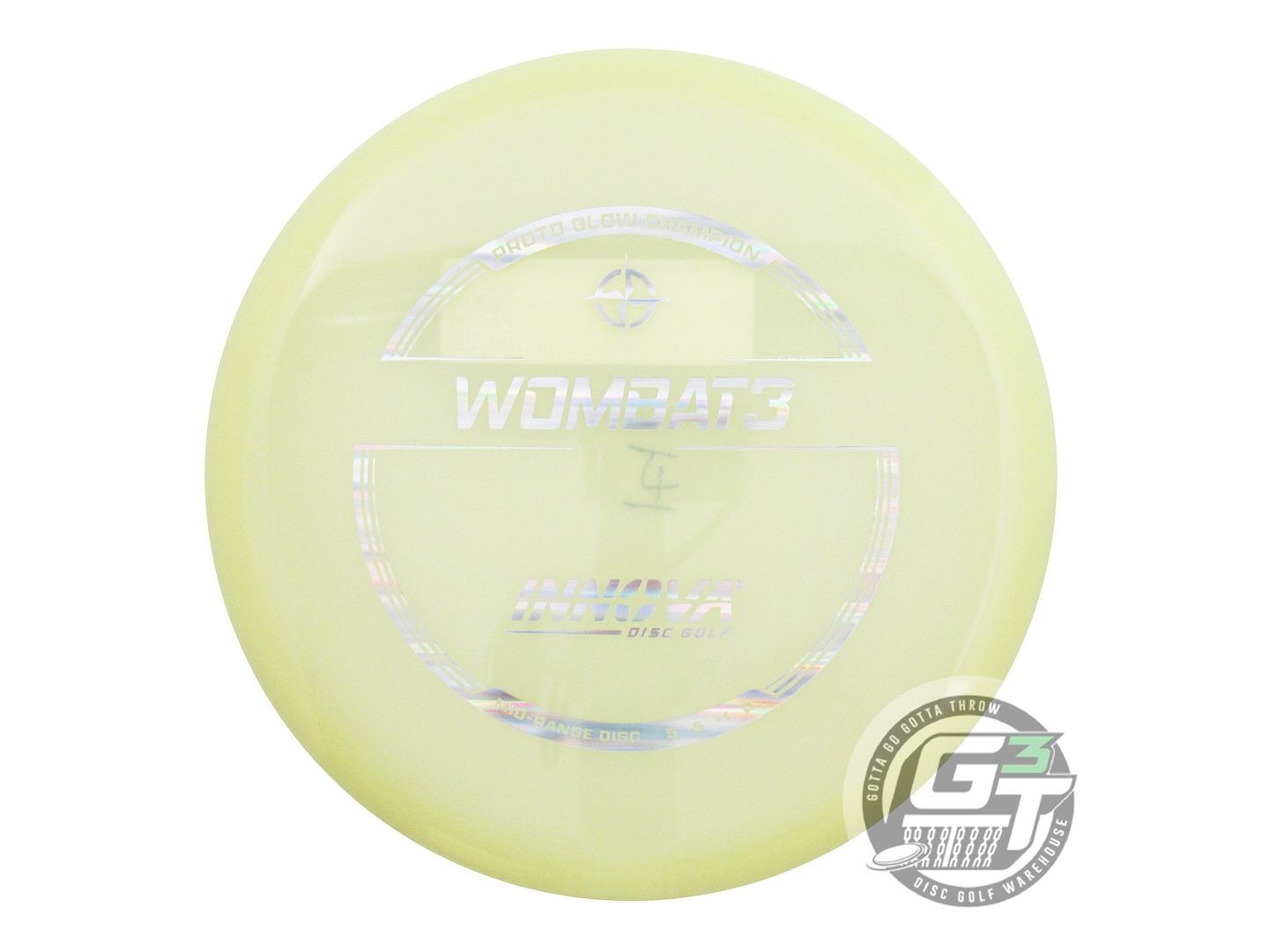Innova Proto Glow Champion Wombat3 Midrange Golf Disc (Individually Listed)