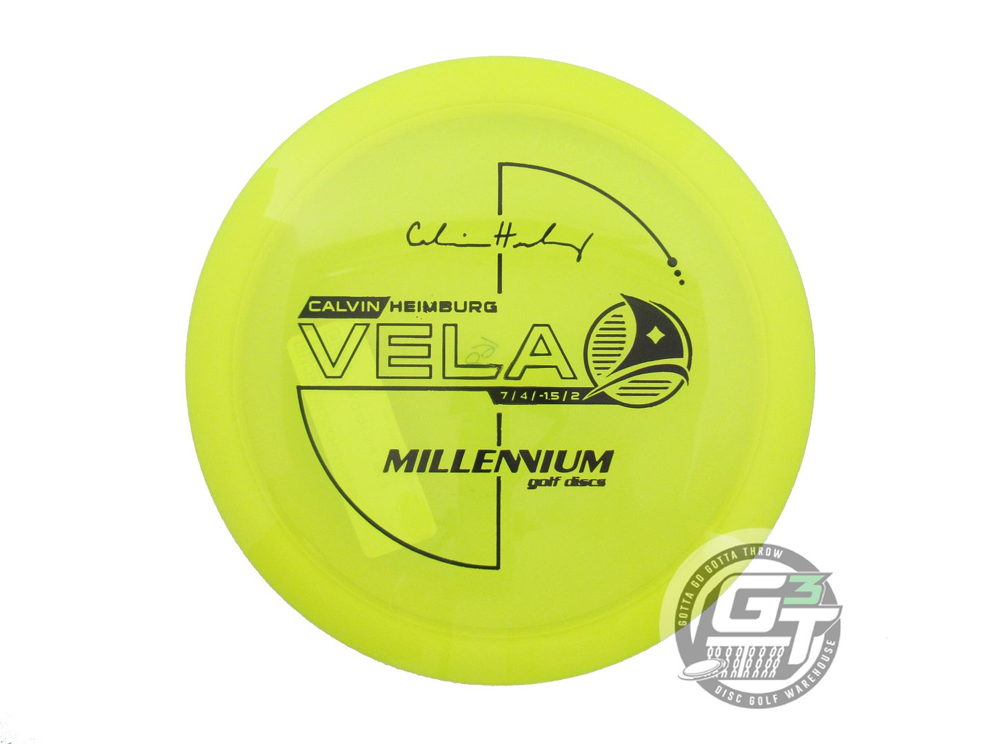 Millennium Calvin Heimburg Signature Flat Top Quantum Vela Fairway Driver Golf Disc (Individually Listed)