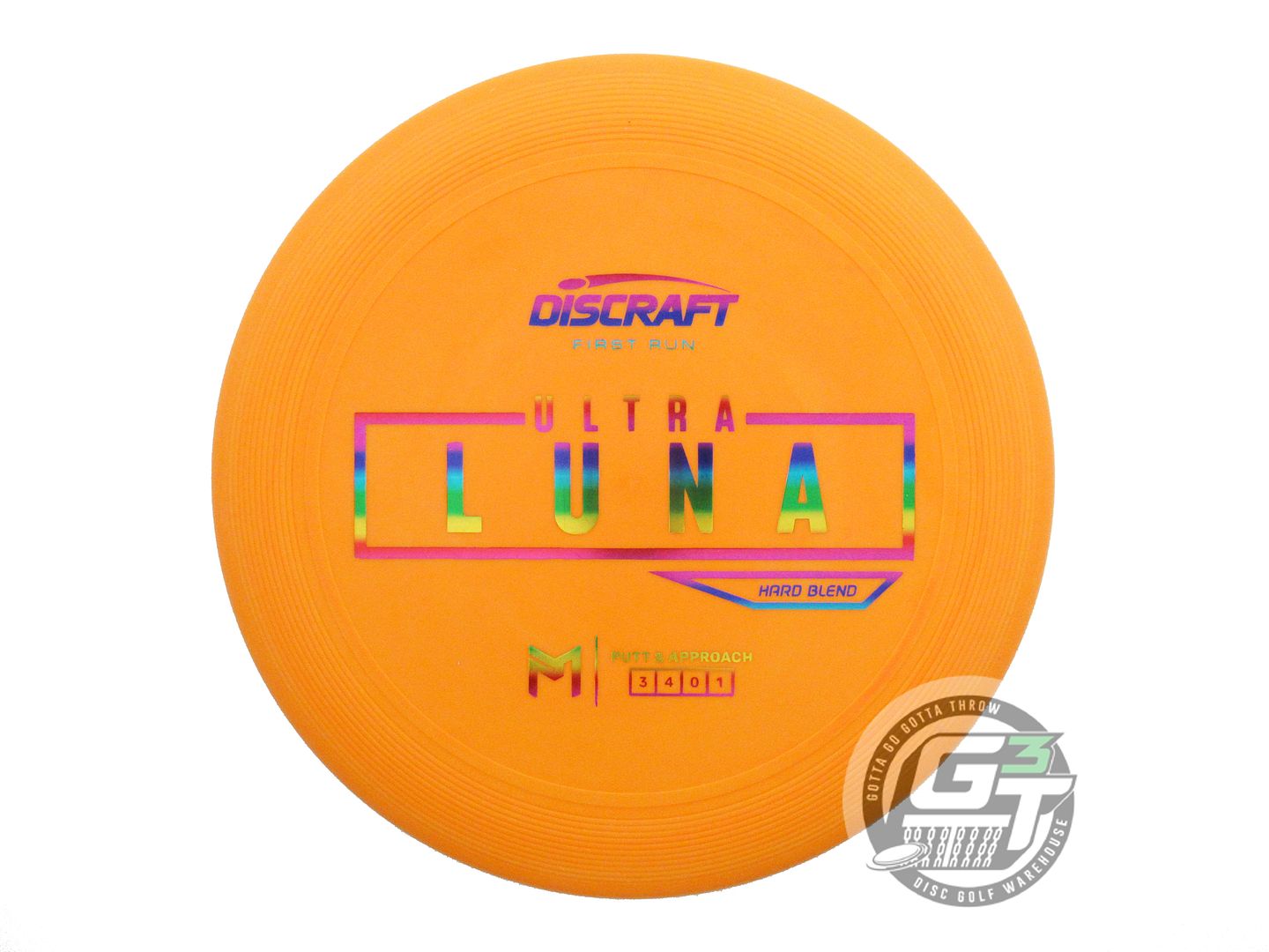 Discraft Limited Edition First Run Paul McBeth Signature Putter Line UltraLuna Putter Golf Disc (Individually Listed)