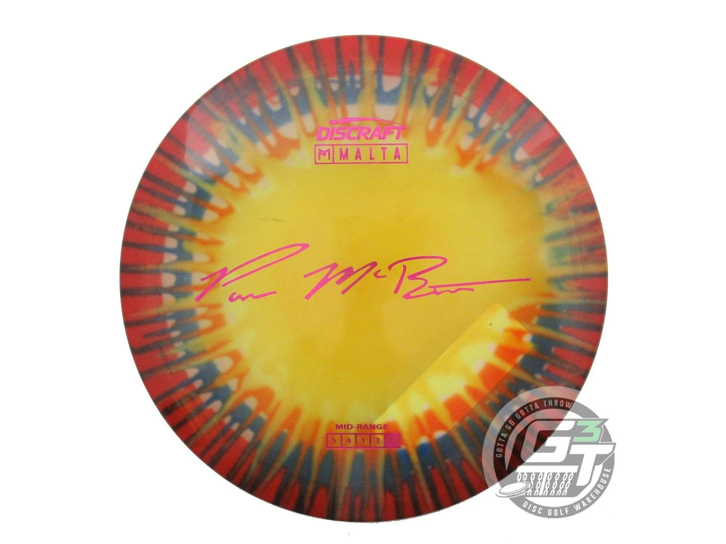 Discraft Paul McBeth Signature Fly Dye Elite Z Malta Midrange Golf Disc (Individually Listed)
