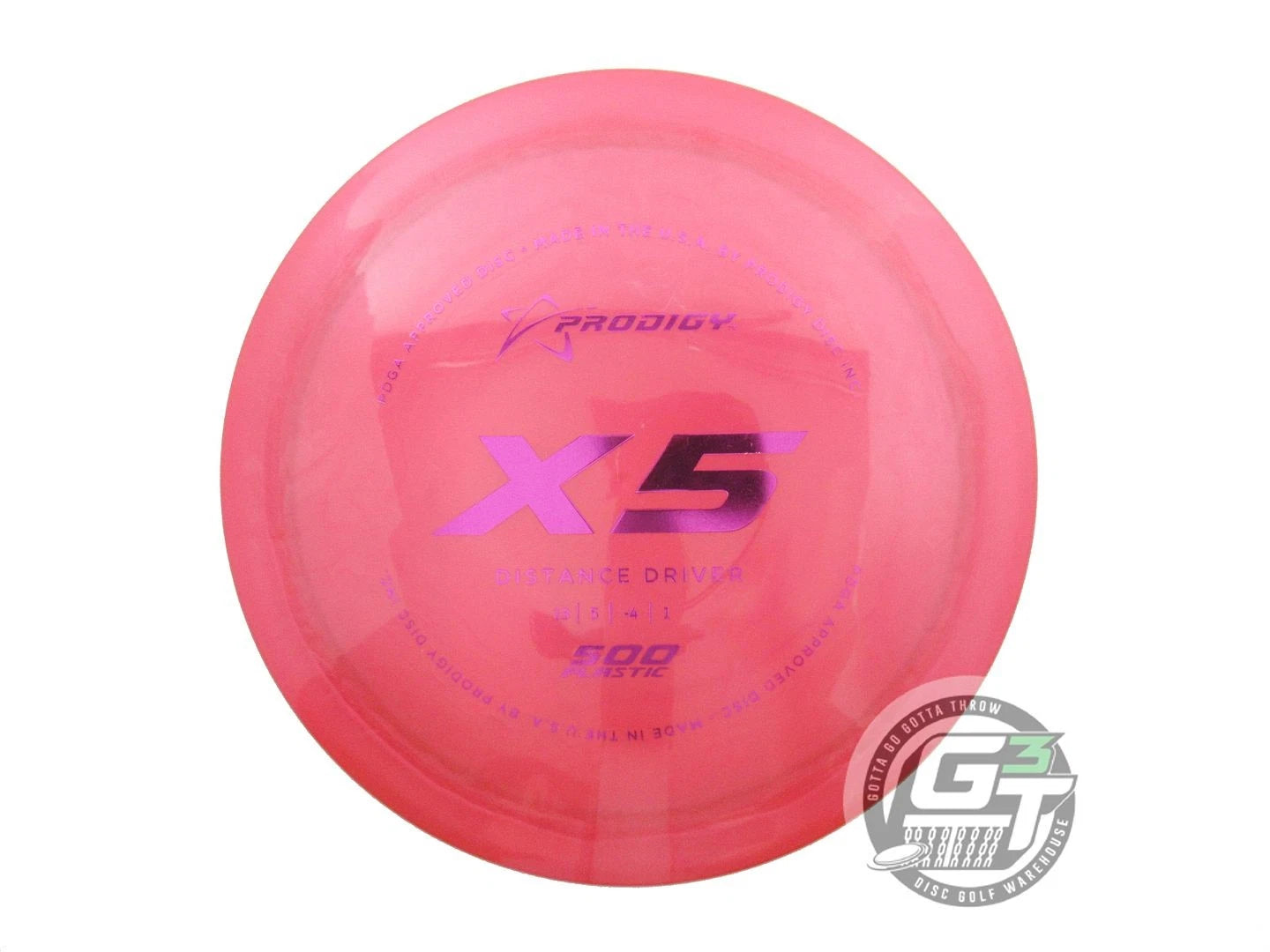 Prodigy 500 Series X5 Distance Driver Golf Disc (Individually Listed)