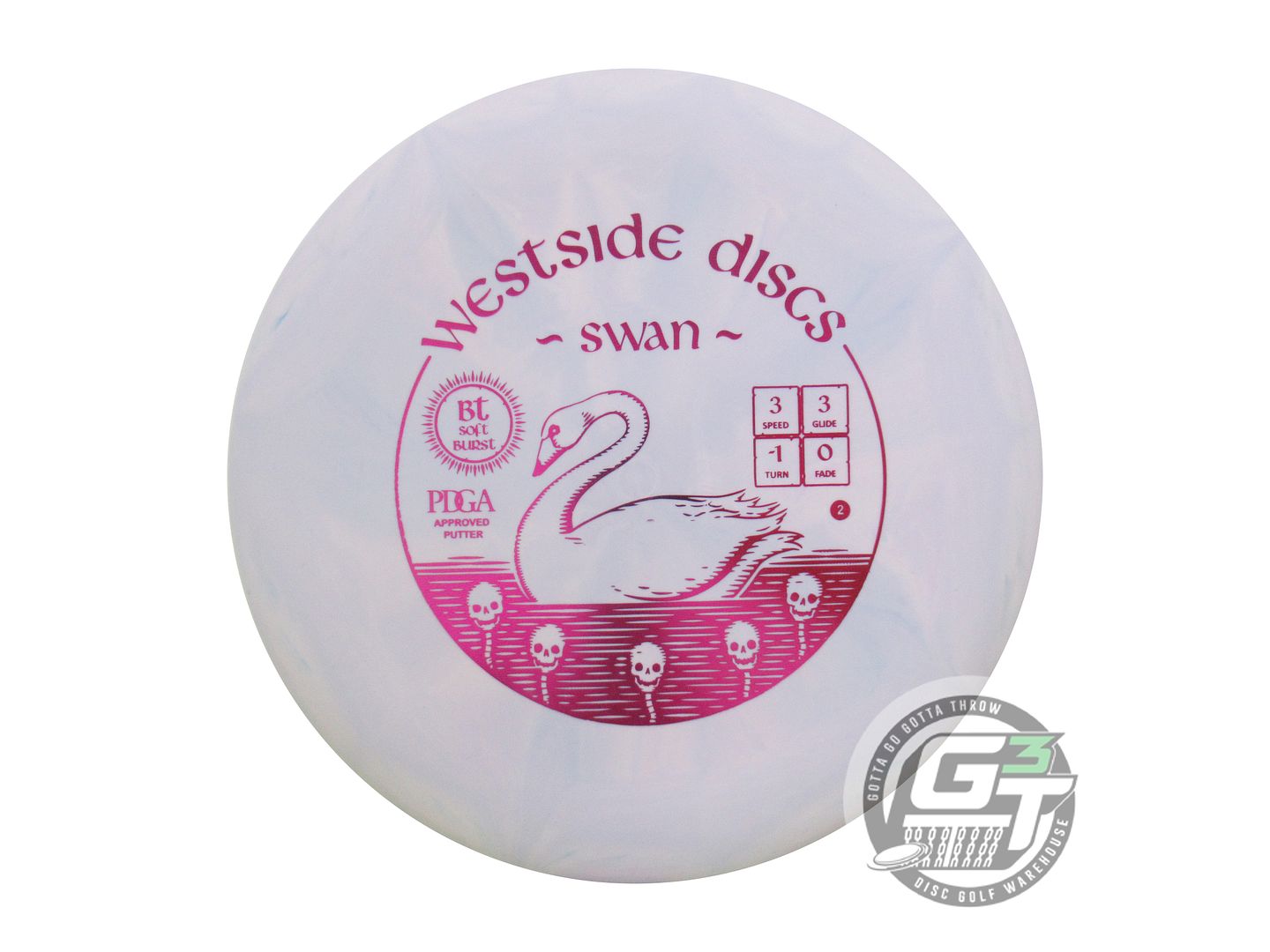 Westside BT Soft Burst Swan 2 Putter Golf Disc (Individually Listed)