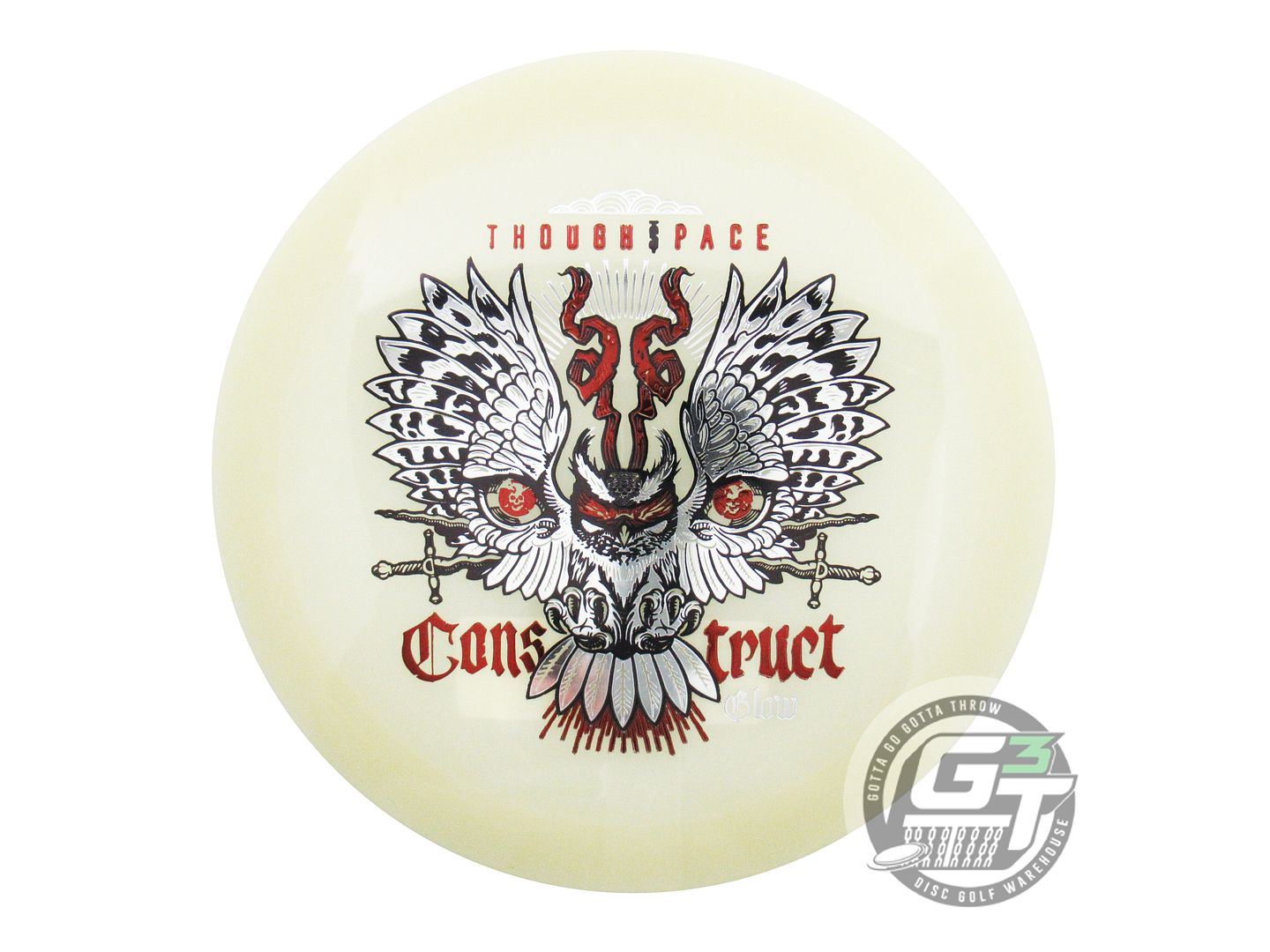 Thought Space Athletics Glow Construct Distance Driver Golf Disc (Individually Listed)