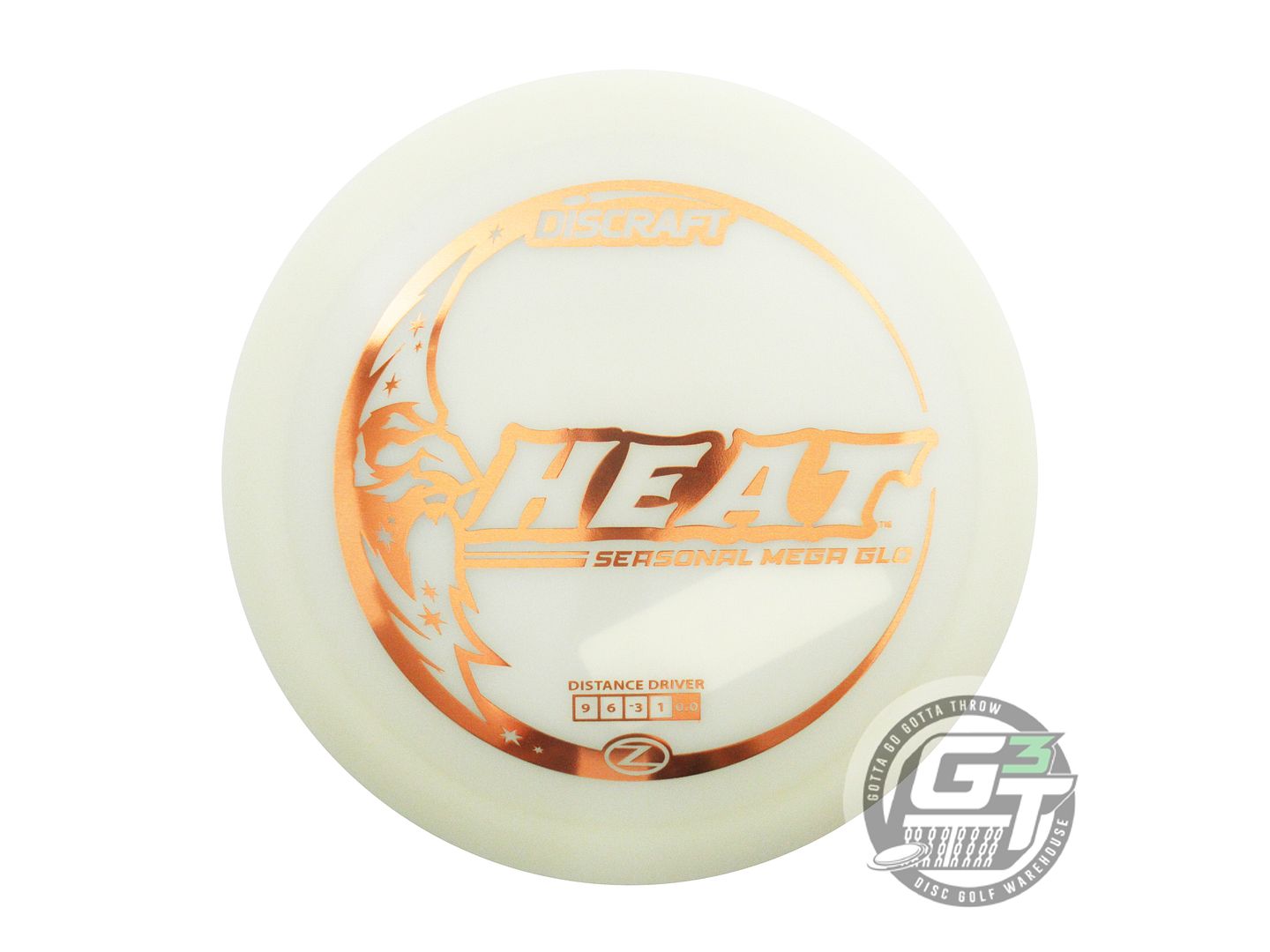 Discraft Seasonal Mega Glo Z Heat Distance Driver Golf Disc (Individually Listed)