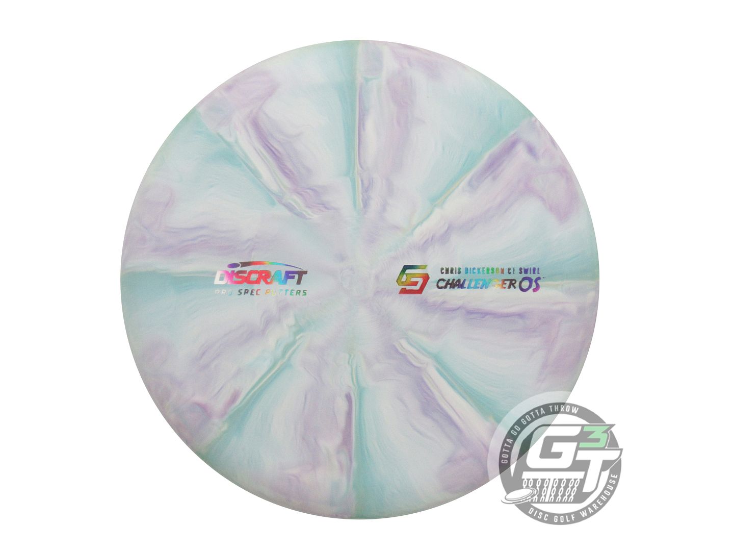 Discraft Limited Edition 2024 Elite Team Chris Dickerson Swirl CT Crazy Tuff Challenger OS Putter Golf Disc (Individually Listed)