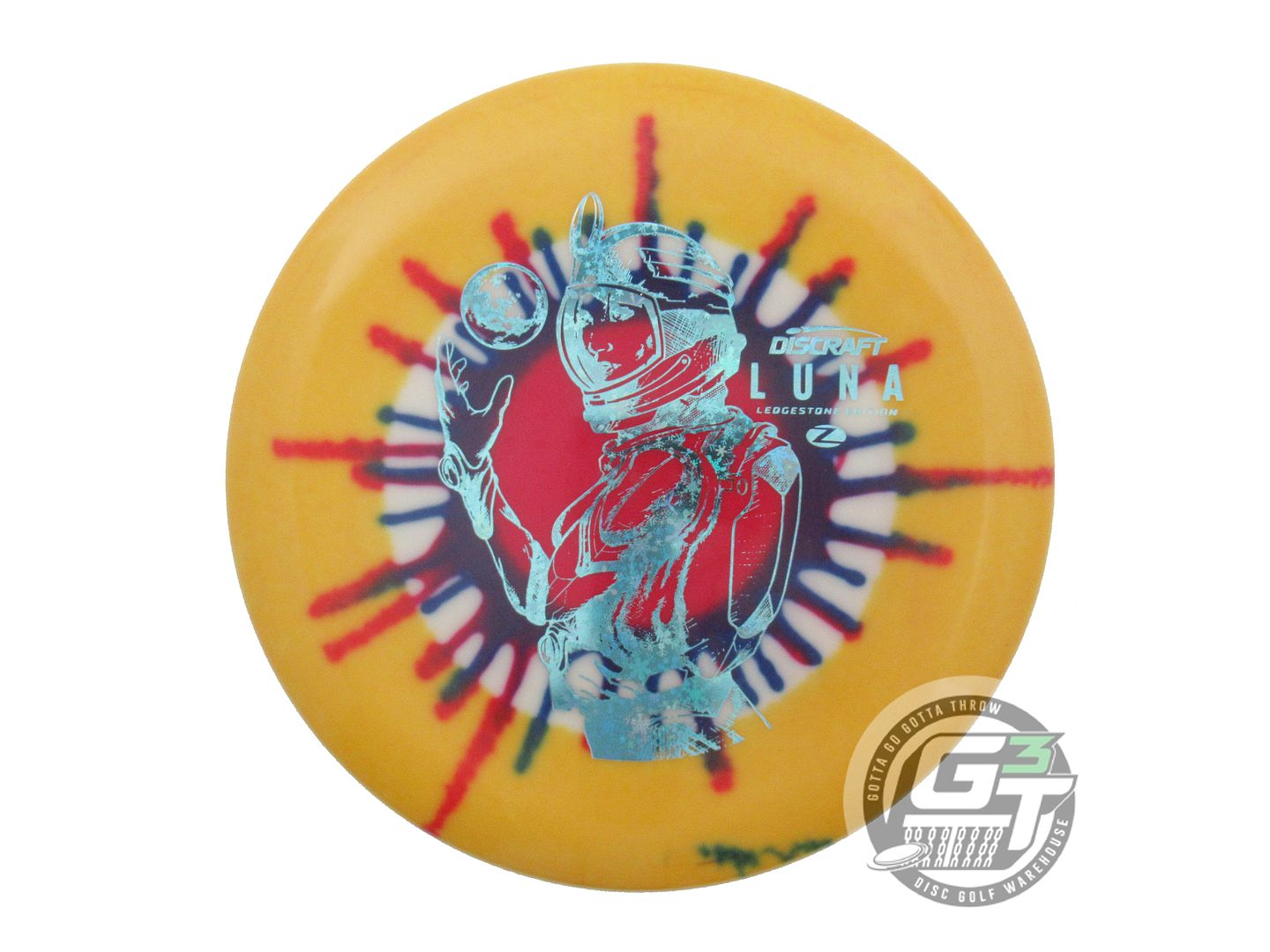 Discraft Limited Edition 2024 Ledgestone Open Fly Dye Glo Elite Z Luna Putter Golf Disc (Individually Listed)