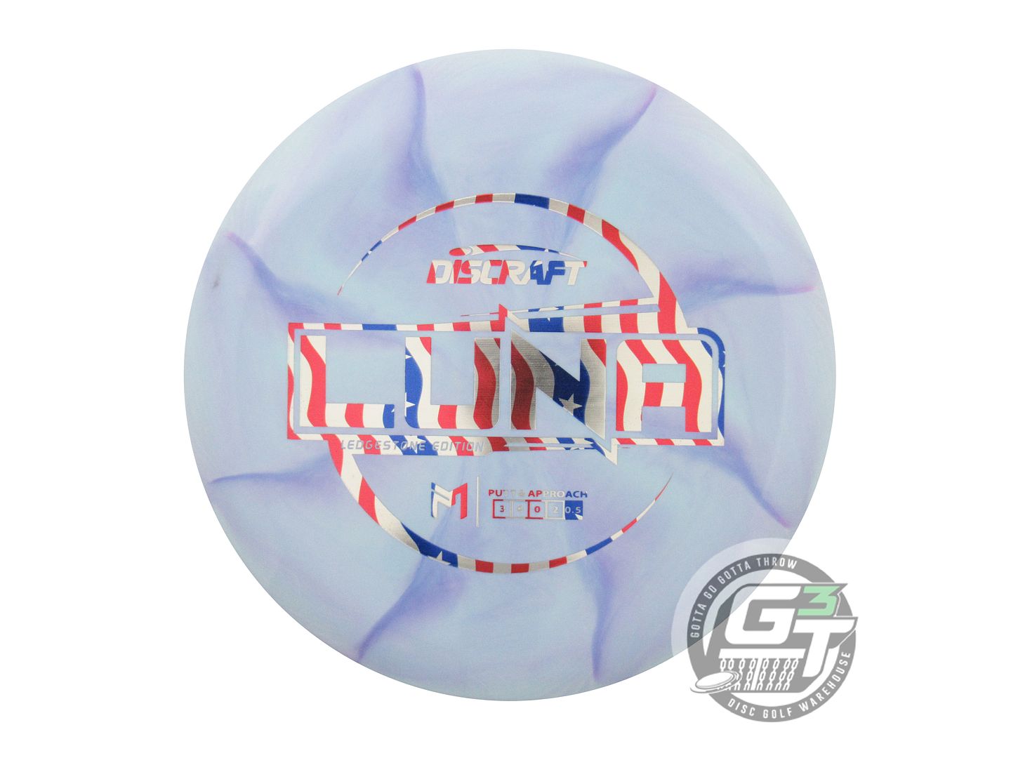 Discraft Limited Edition 2024 Ledgestone Open Swirl Elite X Luna Putter Golf Disc (Individually Listed)