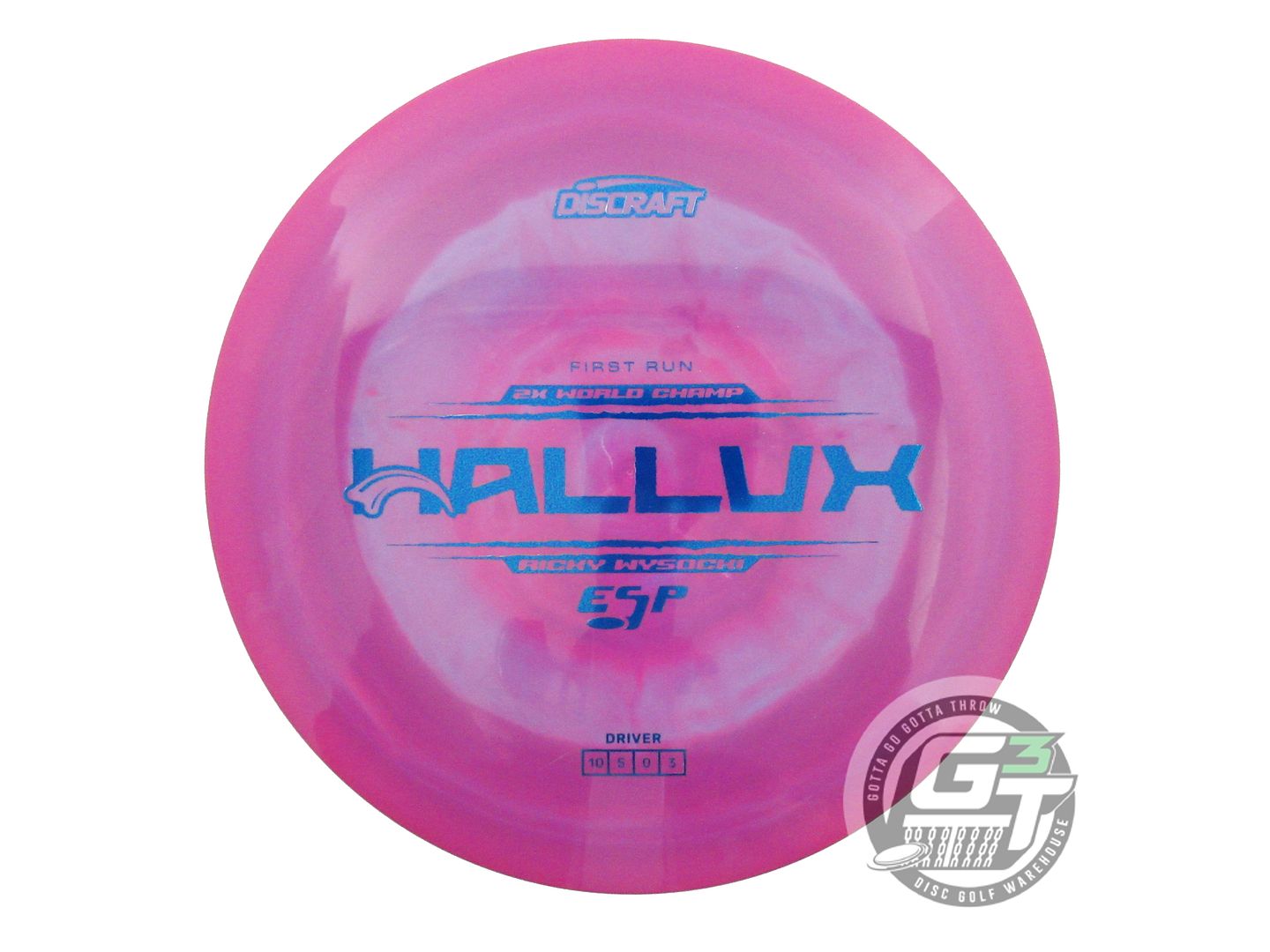 Discraft Limited Edition First Run Ricky Wysocki Signature ESP Hallux Distance Driver Golf Disc (Individually Listed)