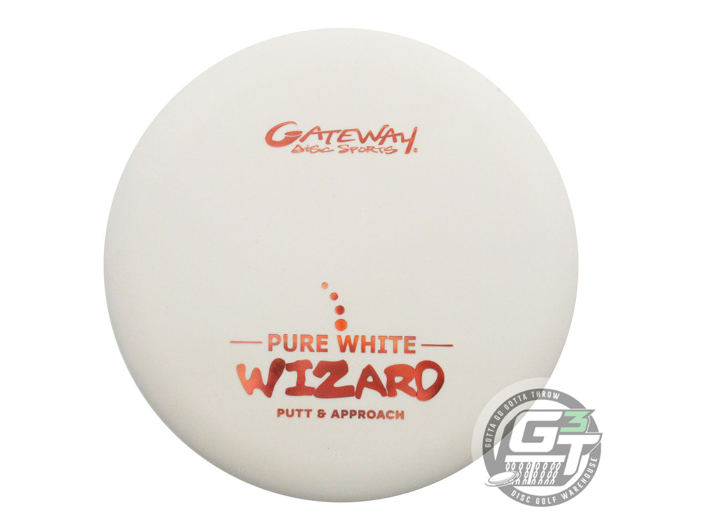 Gateway Pure White Wizard Putter Golf Disc (Individually Listed)