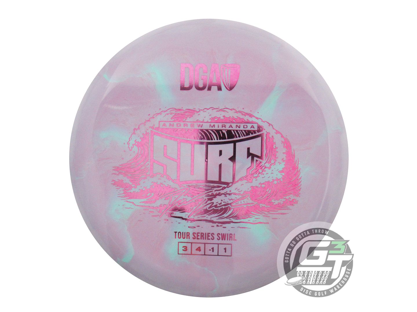DGA Limited Edition 2026 Tour Series Andrew Miranda Special Blend Surf Putter Golf Disc (Individually Listed)